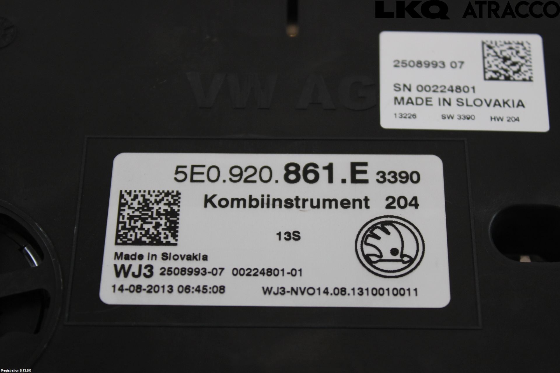 Skoda OCTAVIA (5E) 13-20 Instrument Komb