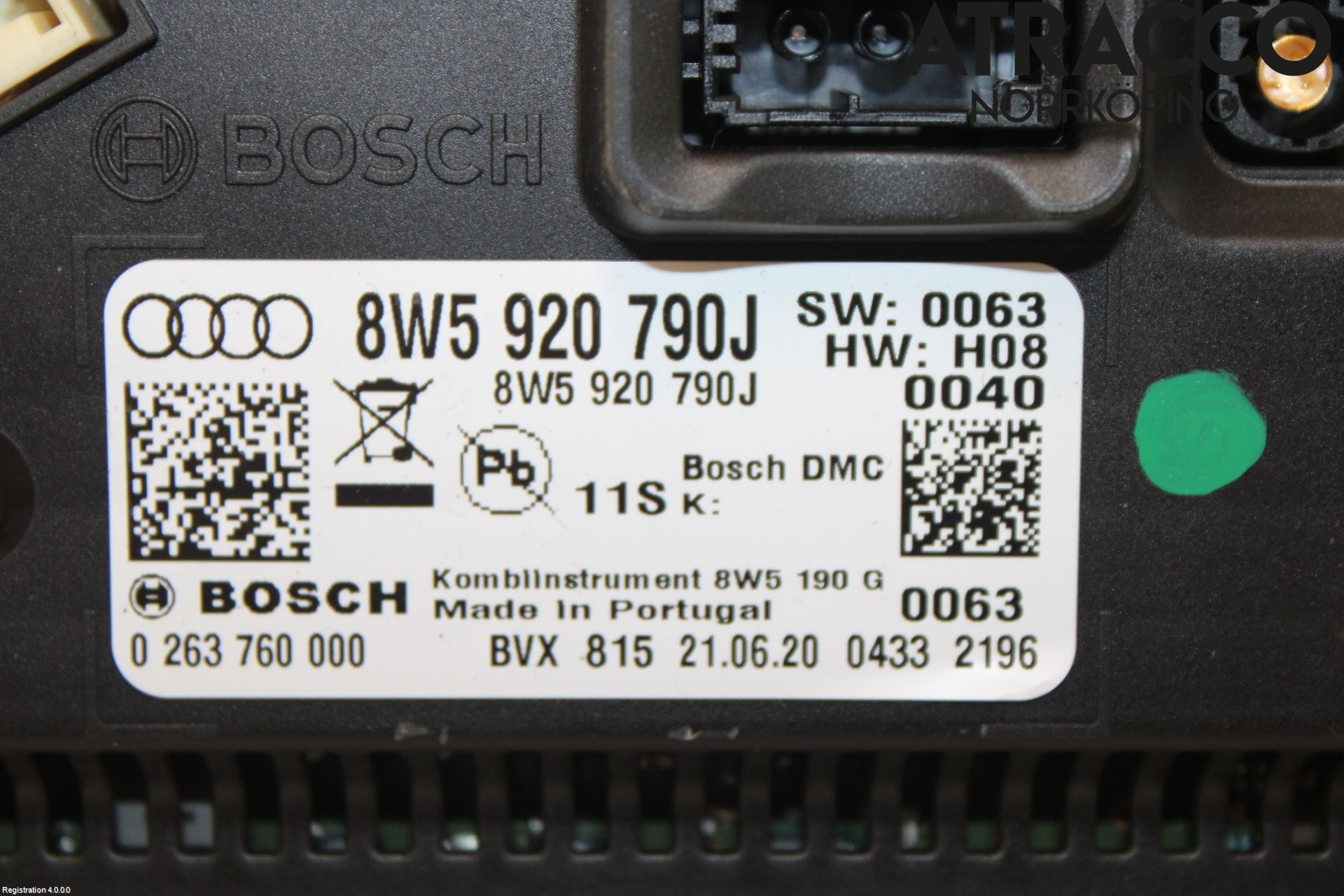 Audi A4/S4 B9 20- Instrument Komb