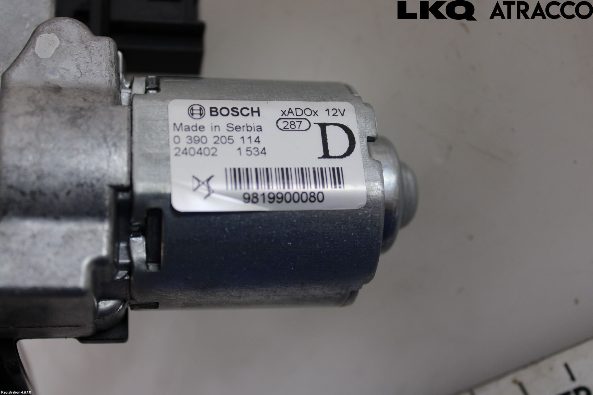 Opel MOKKA 21- Torkarmotor Baklucka