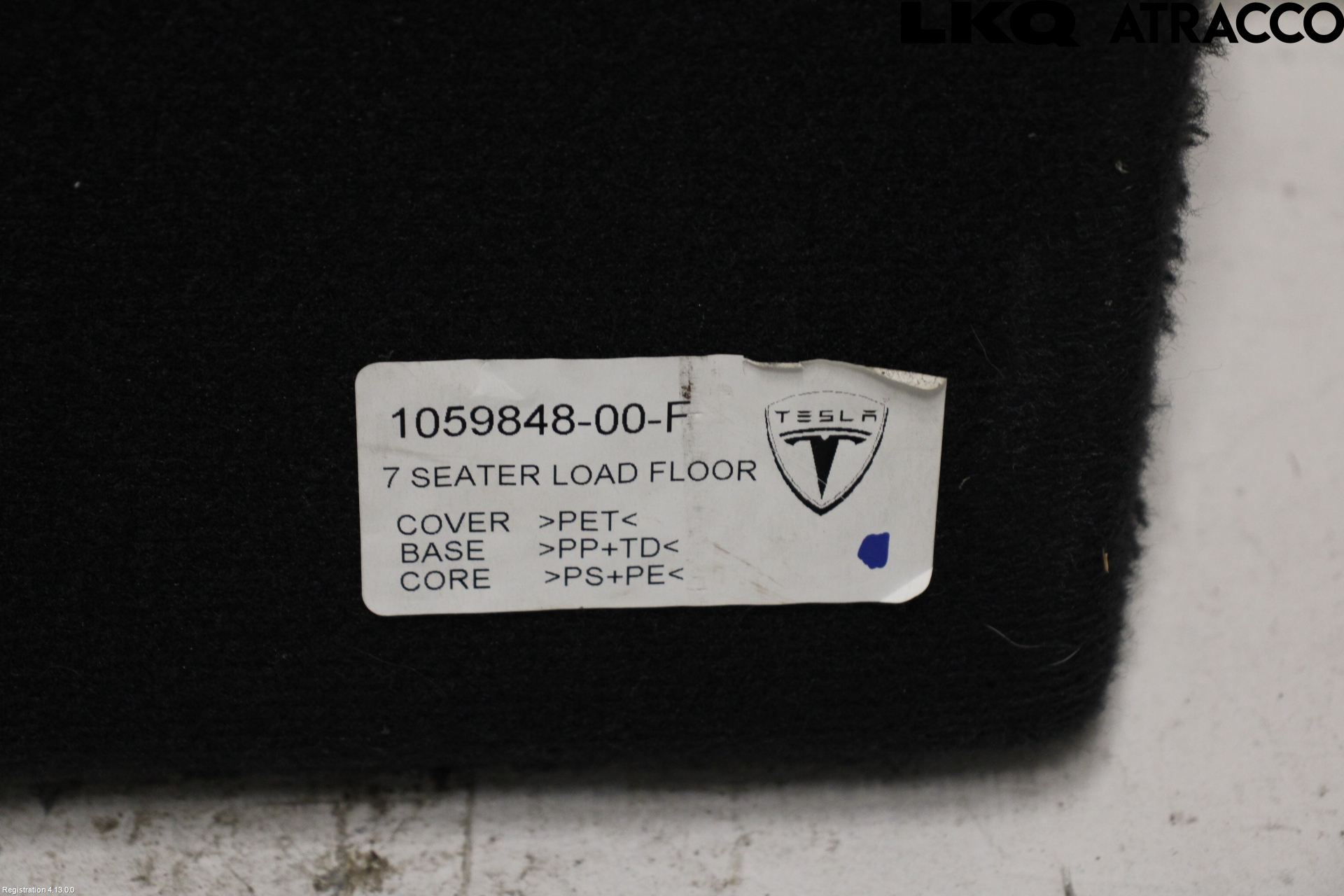 Tesla MODEL X 16- Bagage Golv