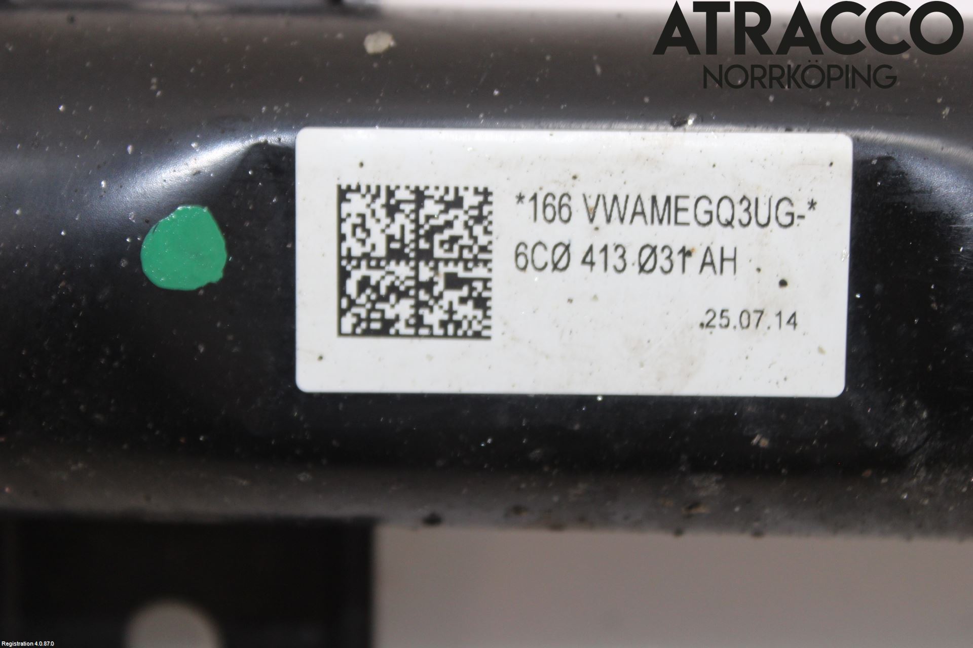 Volkswagen VW POLO 10-17 Fjäderben Fram Höger