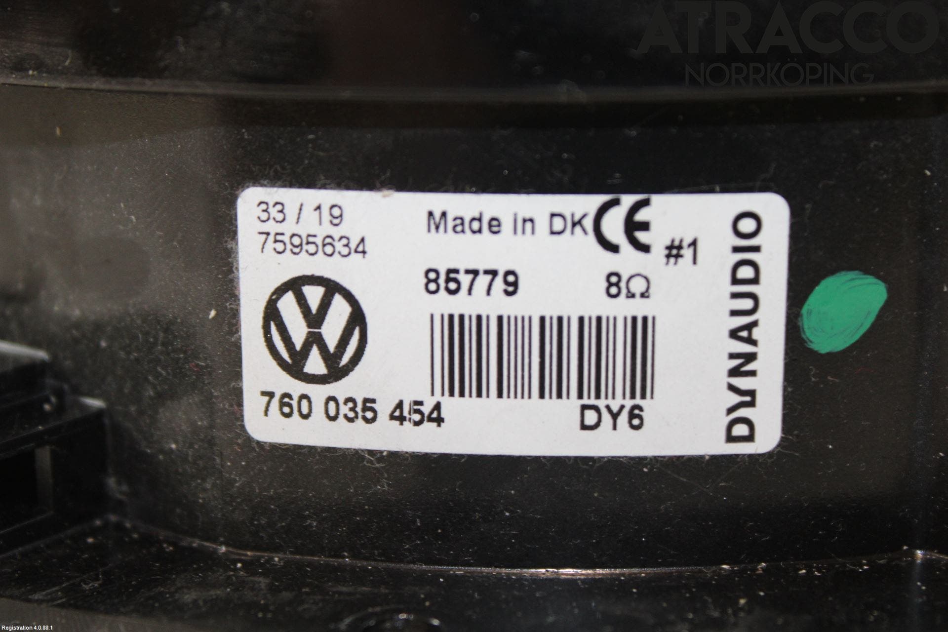 Volkswagen VW TOUAREG CR 18- Högtalare