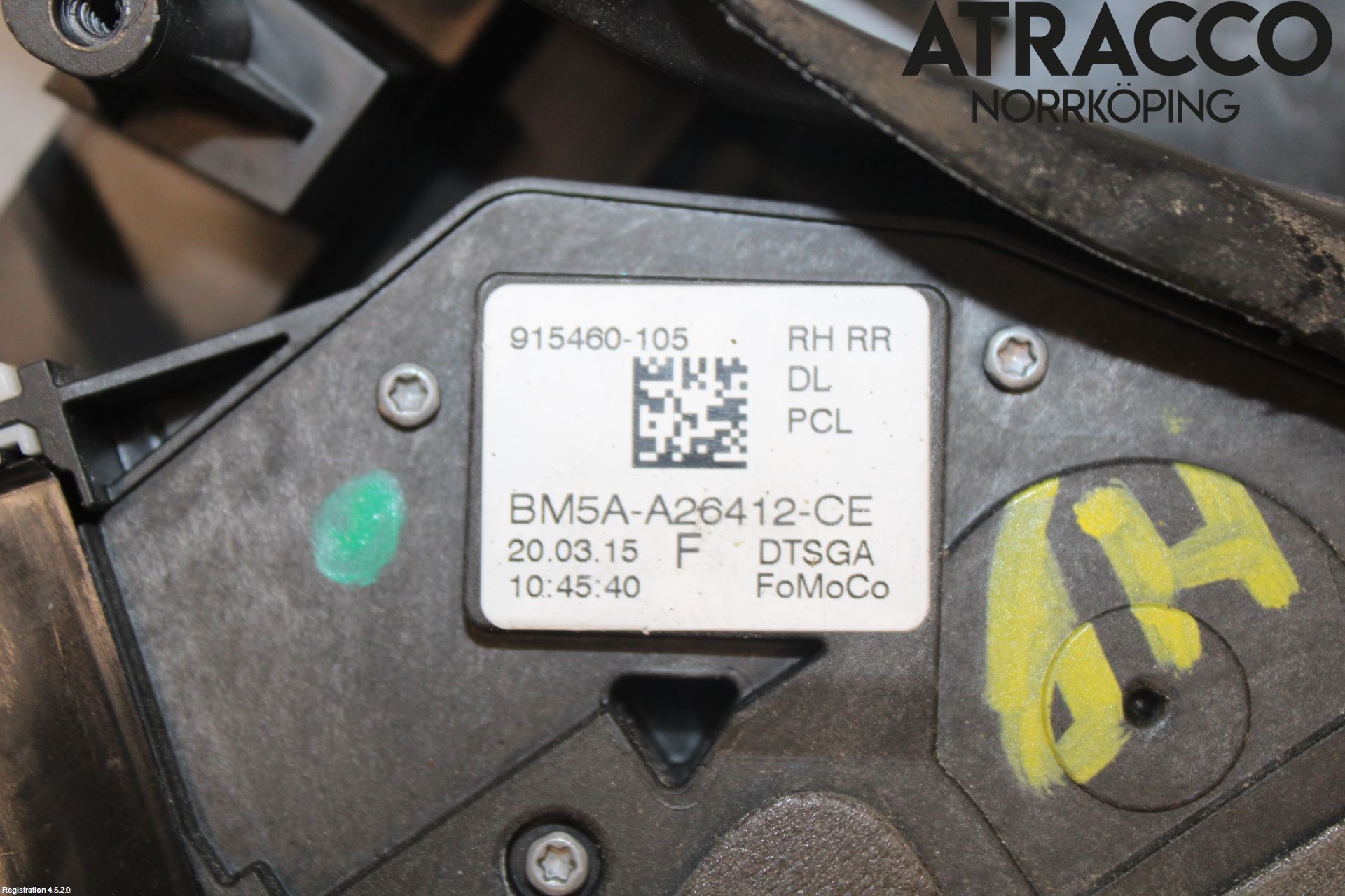 Ford FOCUS 15-18 Låskista-Dörrlås