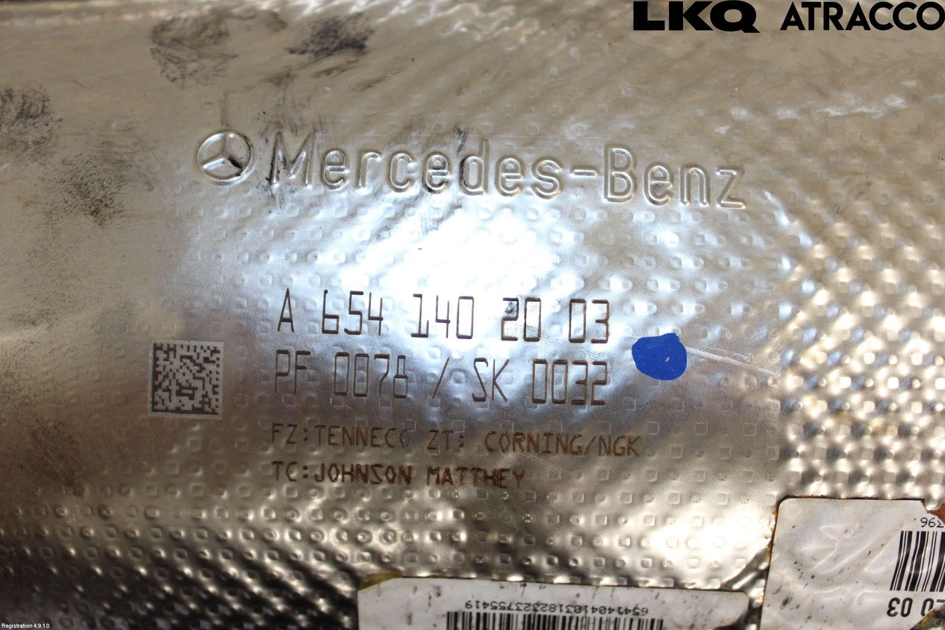 Mercedes-Benz MB E-KLASS (W213) 16-23 Avgas Partikelfilter