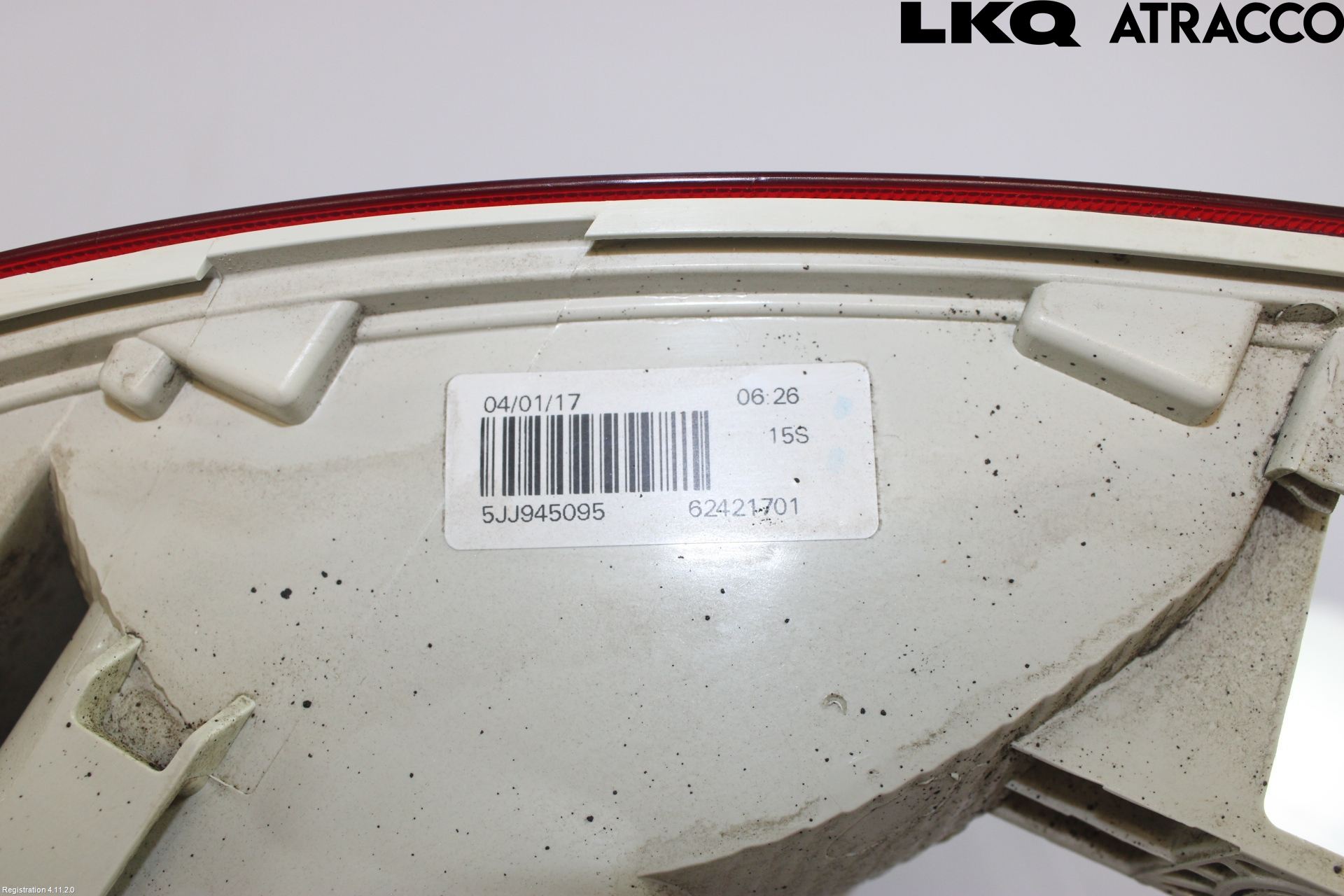 Skoda RAPID Bakljus Vänster