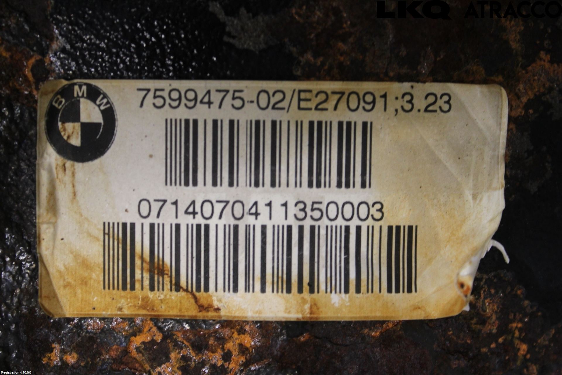 BMW 3 F30/F31/F80 12-19 Bakväxel-Diff