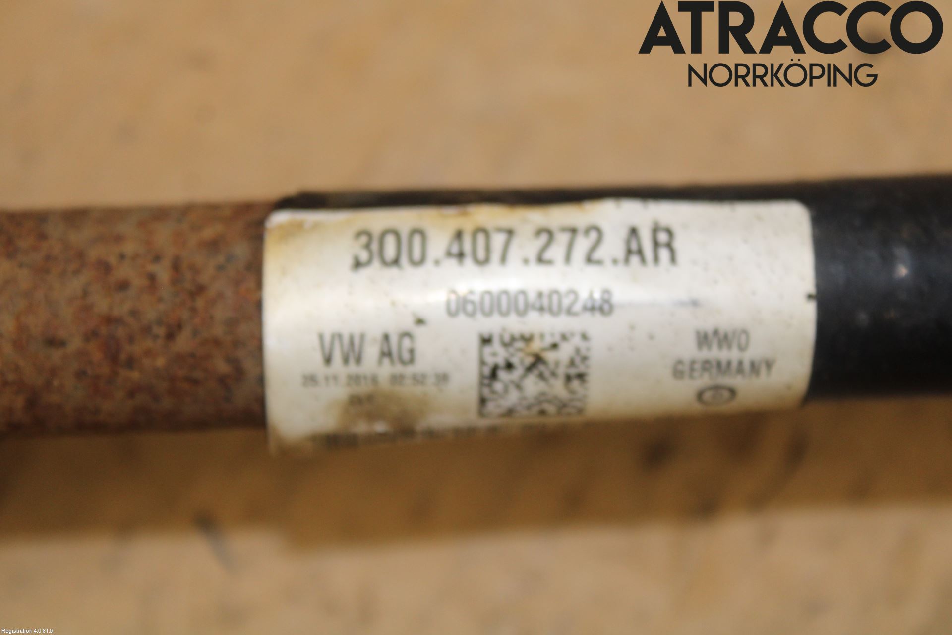 Volkswagen VW TOURAN 16- Drivaxel Fram Höger