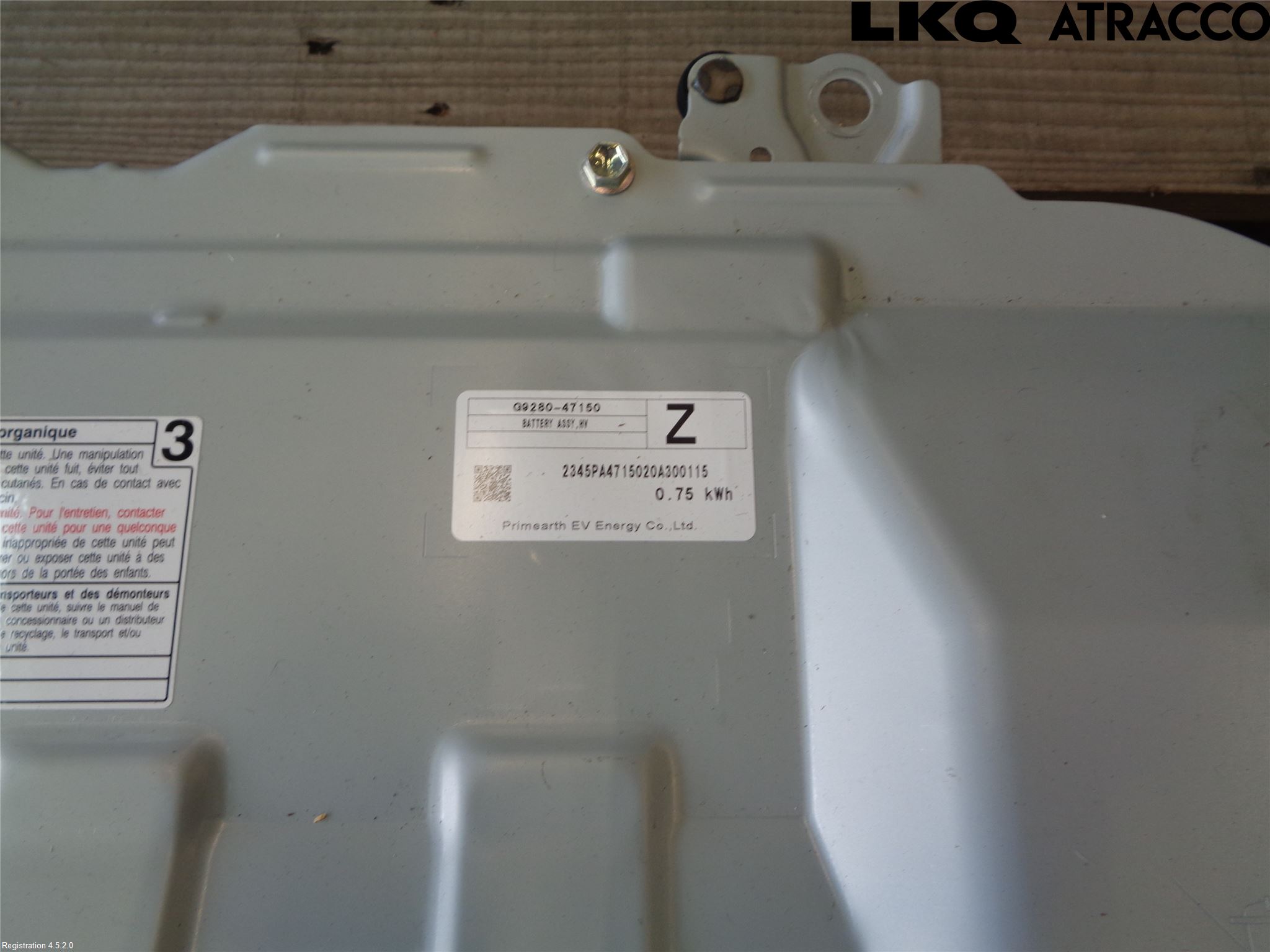 Toyota COROLLA 19- Batteri Högspänning