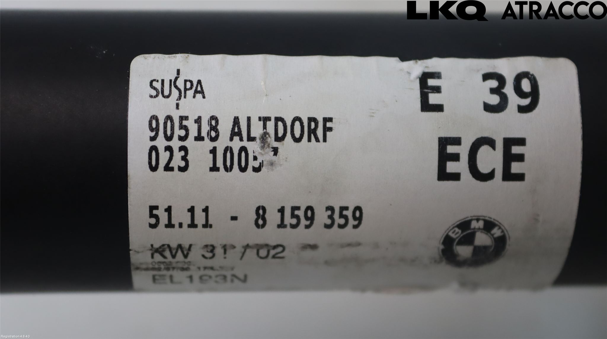 BMW 5 E39 95-04 Stötfångarbärjärn Fram