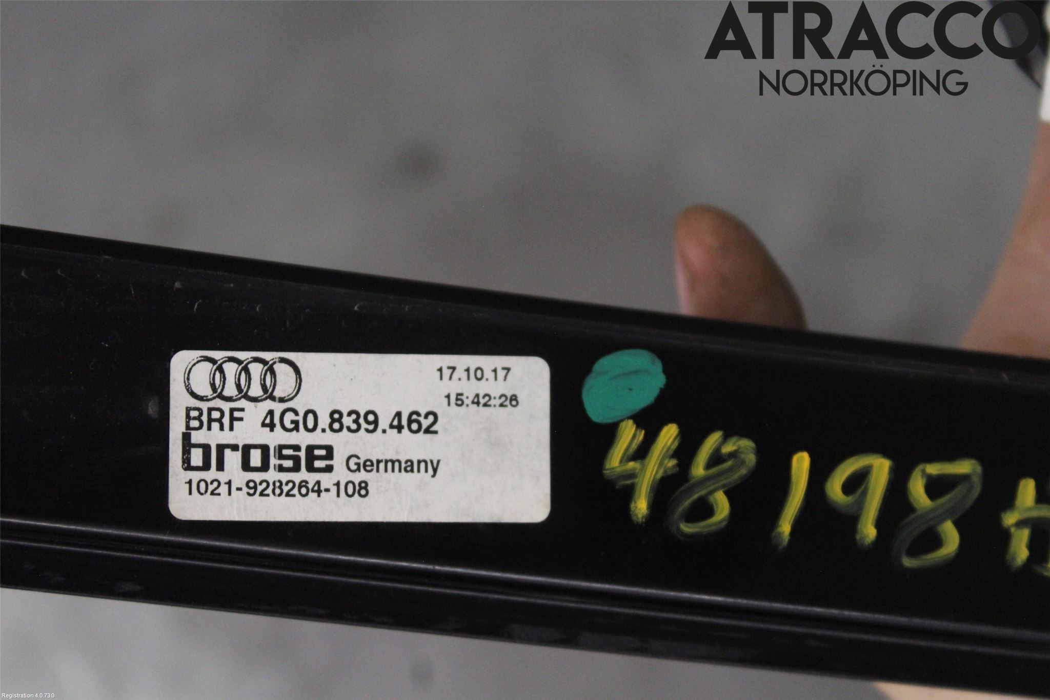Audi A6 ALLROAD 12-18 Fönsterhiss El Kompl