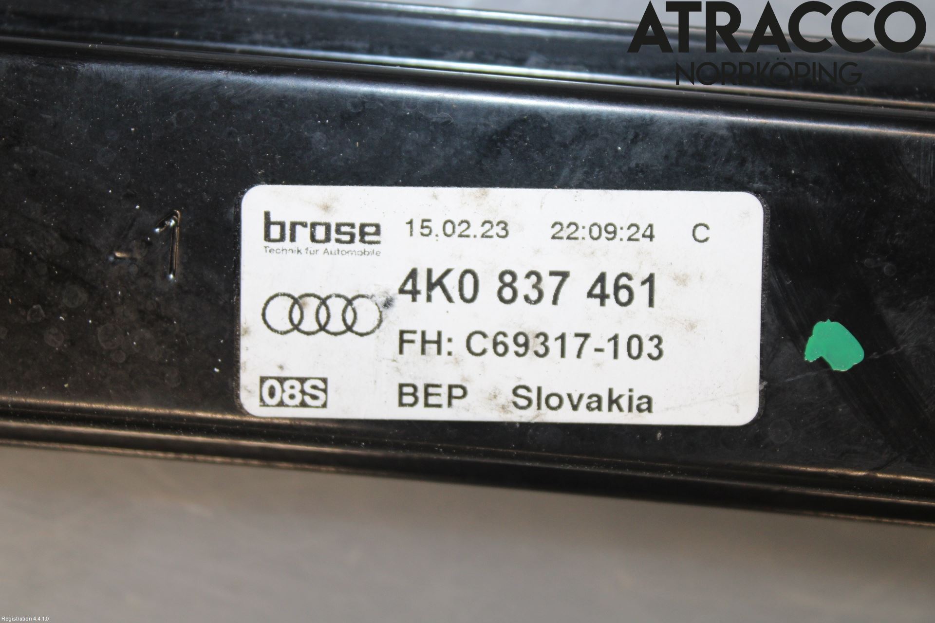 Audi A6 F2/C8 19- Fönsterhiss El Kompl