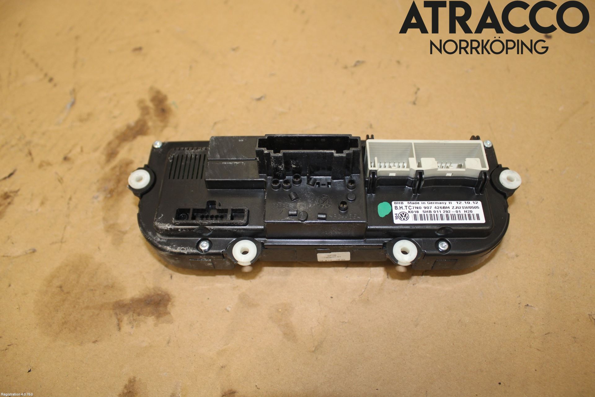 Volkswagen VW CADDY 11-15 Värmereglage