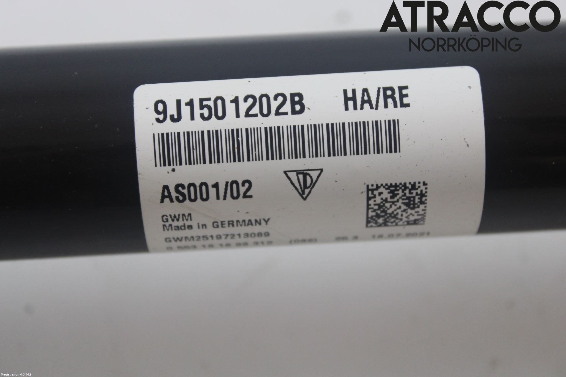 Audi E-TRON GT FW 21- Drivaxel Bak Höger