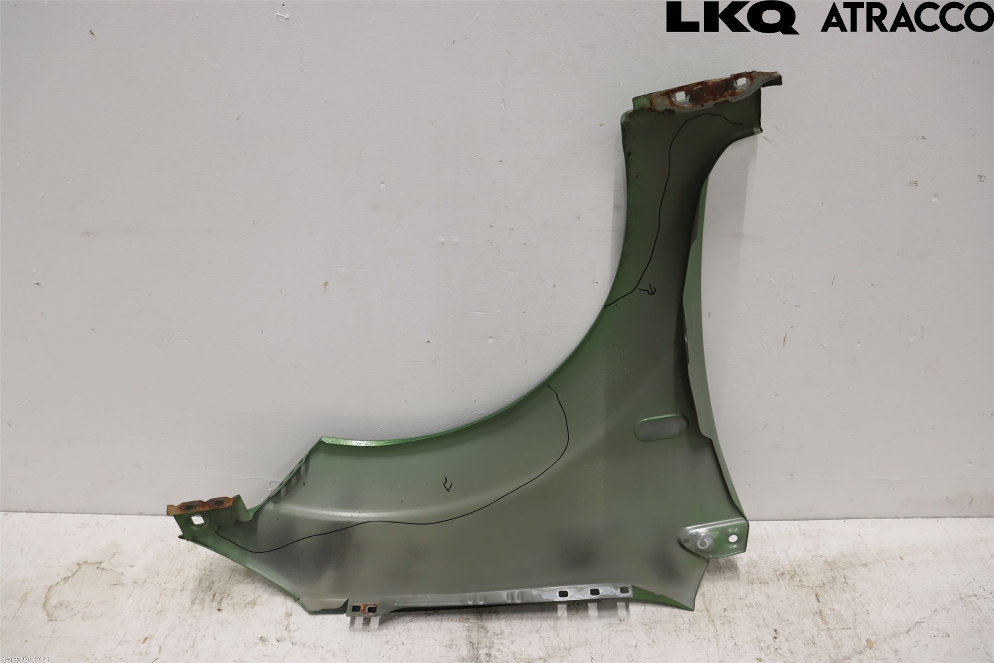 Ford FIESTA     06-08 Skärm Fram Vänster