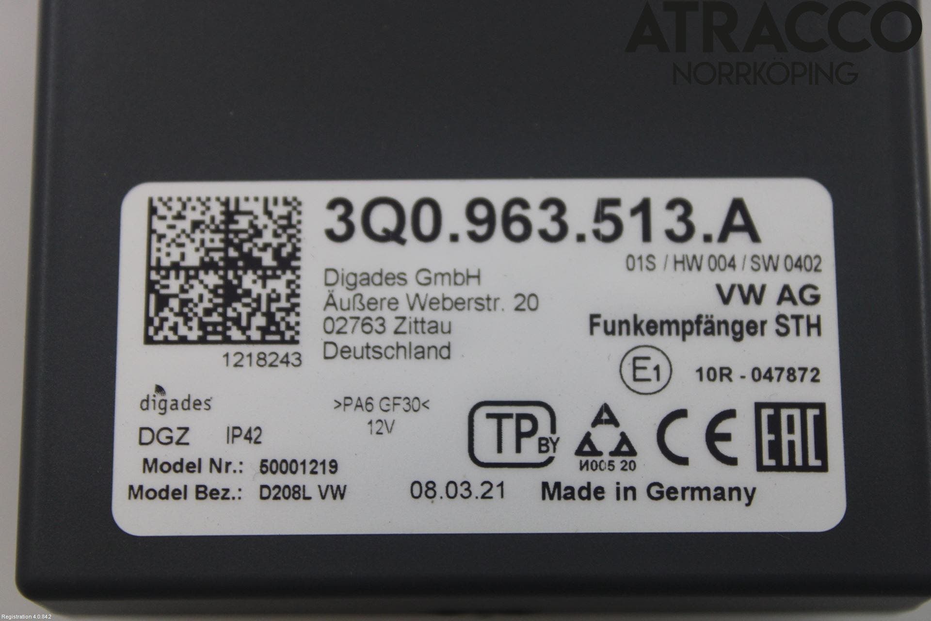 Volkswagen VW PASSAT 20-24 Styrenhet Bensin-Dieselvärmare
