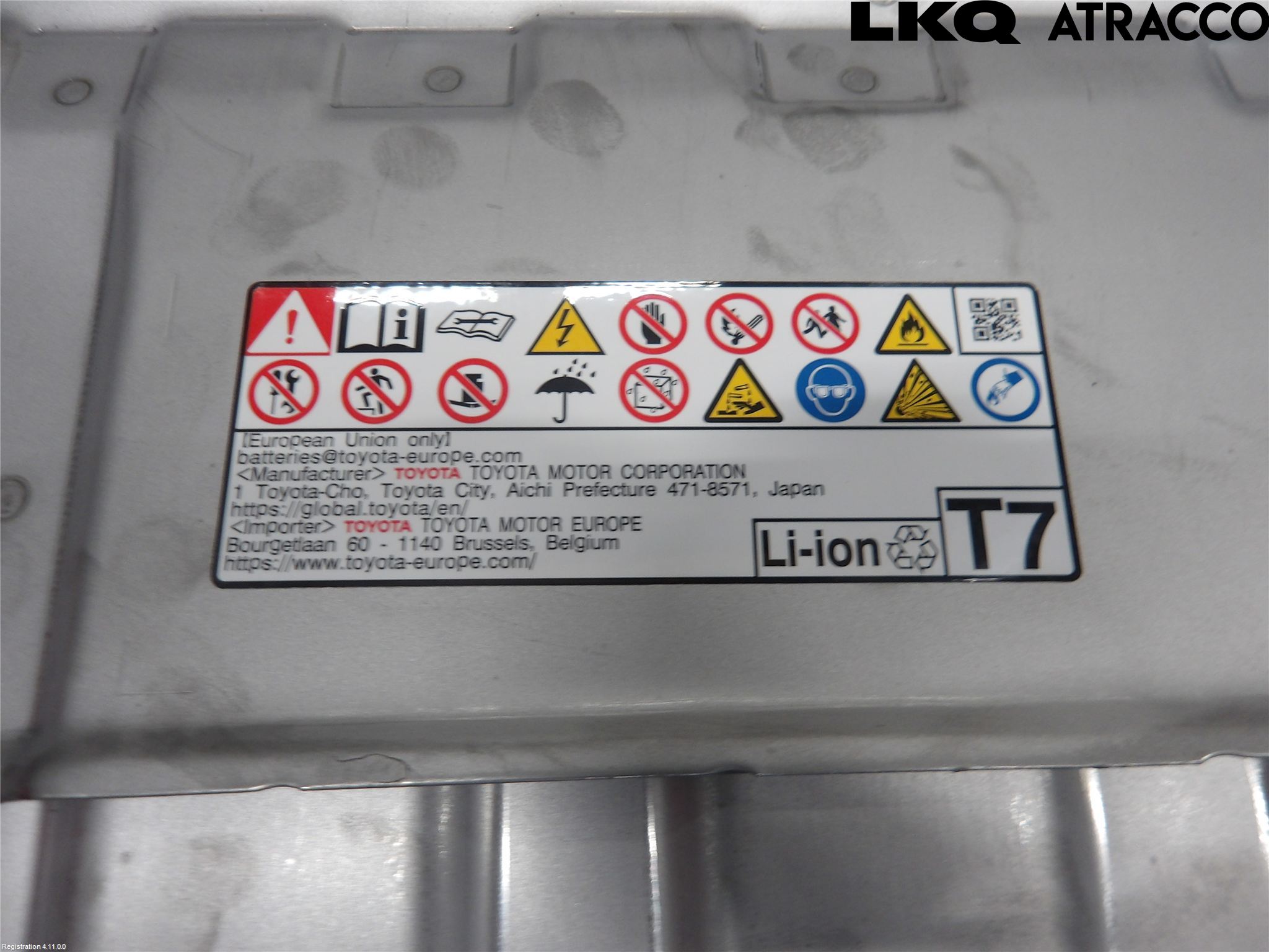 Toyota RAV4 19- Batteri Högspänning
