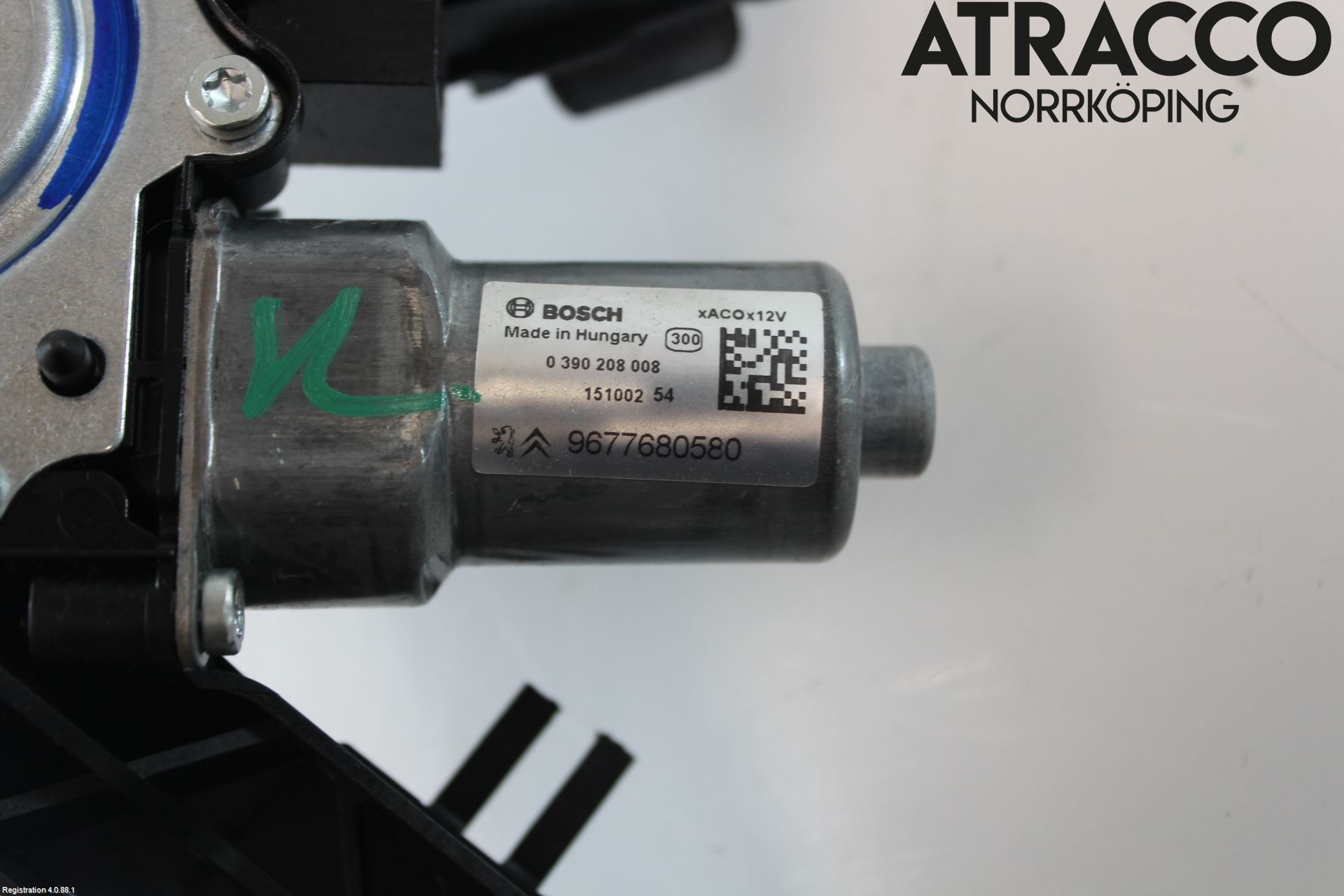 Citroen C4 GRAND PICASSO 14-18 Torkarmotor Baklucka