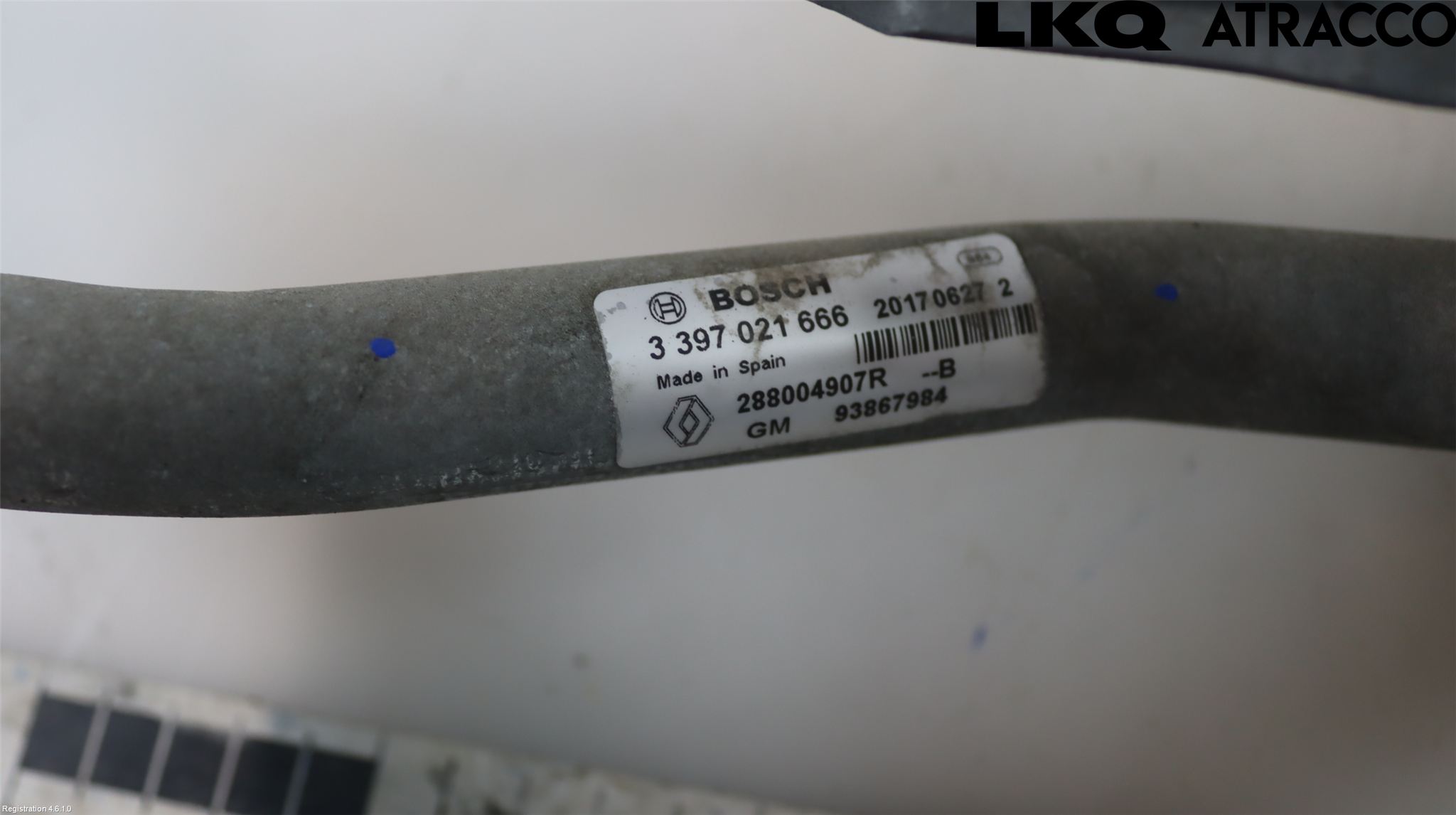 Renault TRAFIC/E-TECH 15- Torkarmekanism Vindruta