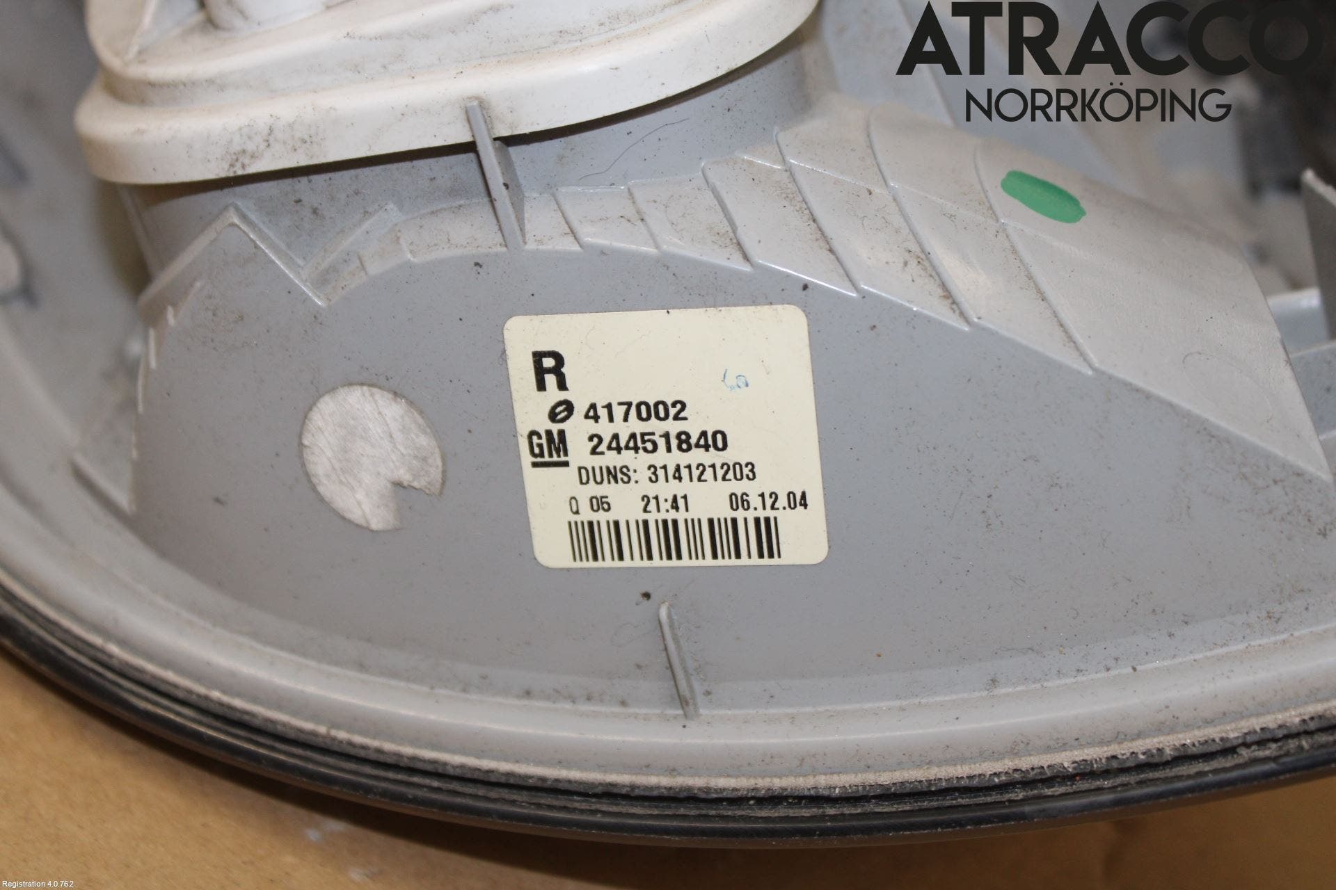 Opel ASTRA H 04-12 Bakljus Höger