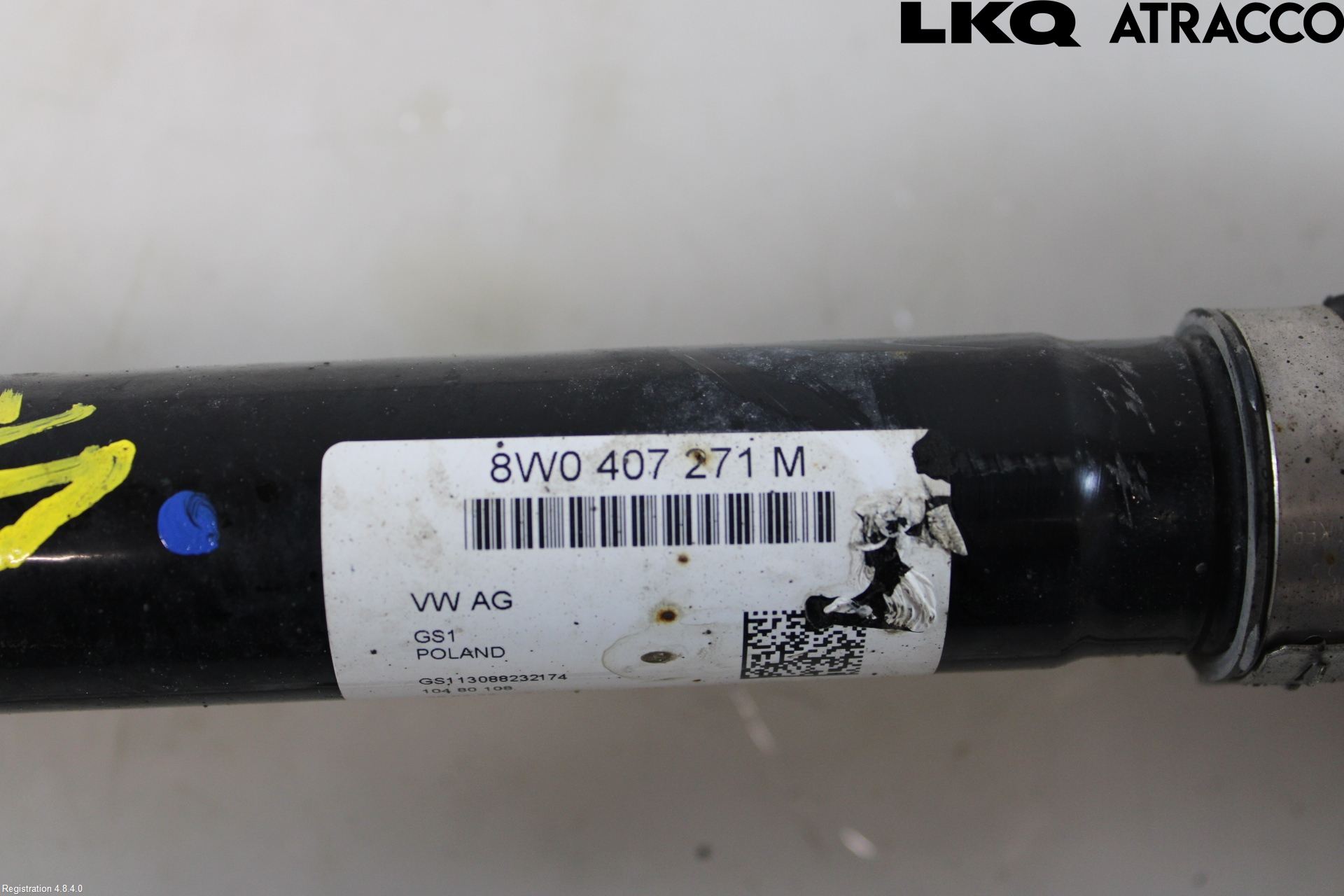 Audi A4/S4 B9 20- Drivaxel Fram Vänster