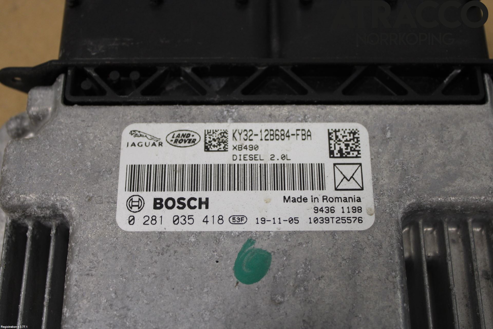 Jaguar F-PACE Styrenhet Inspump Diesel