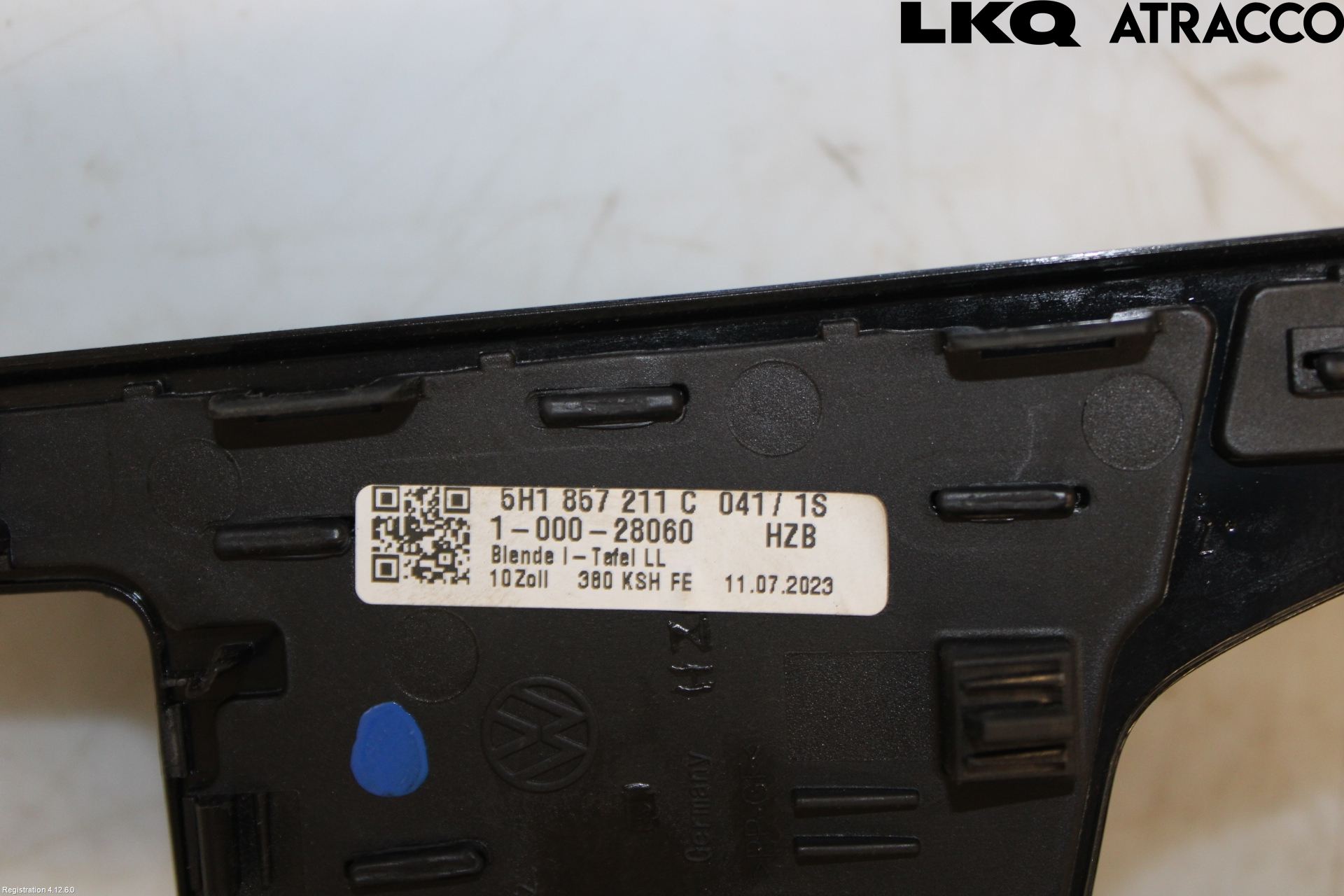 Volkswagen VW GOLF / E-GOLF VIII 20- Instrumentsarg