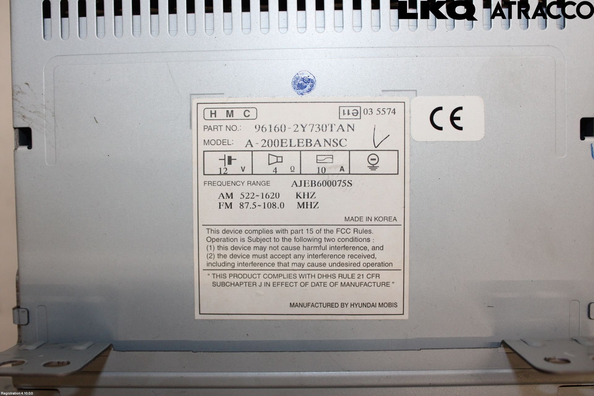 Hyundai ix35 Cd Radio - Multimediapanel