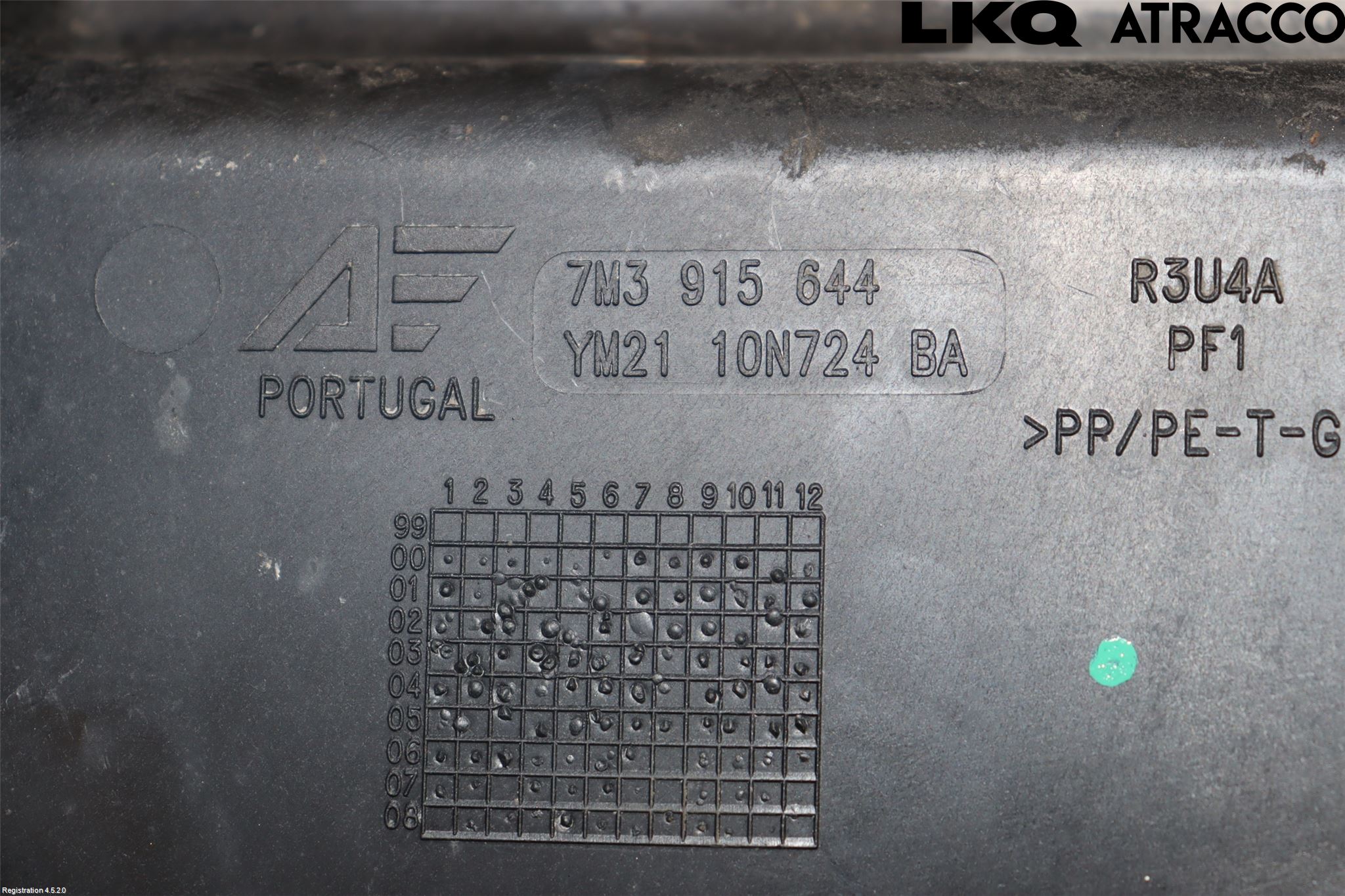 Seat ALHAMBRA 01-10 Batterilåda-Fäste-Hållare