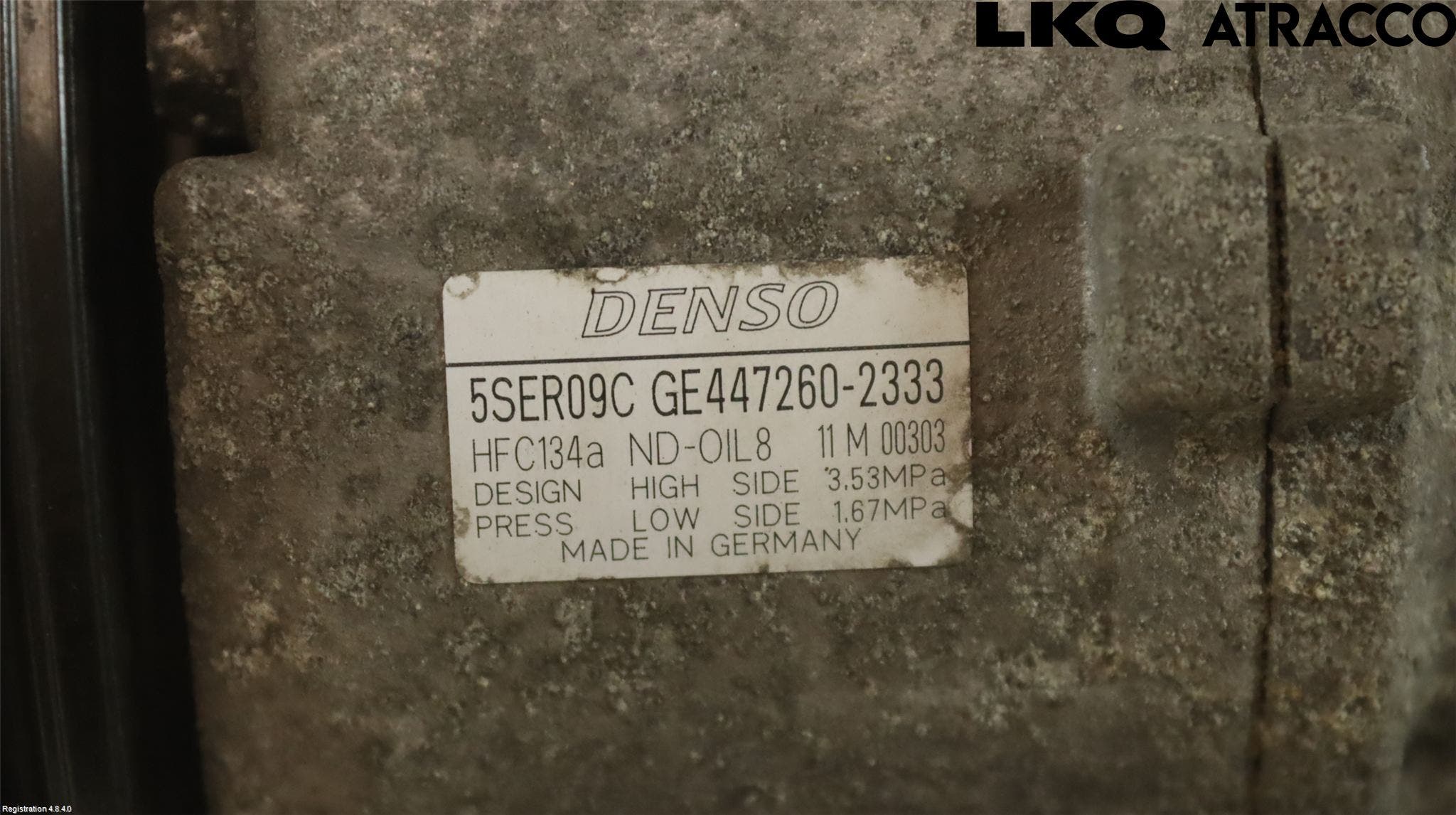 Toyota AURIS 10-12 Ac Kompressor