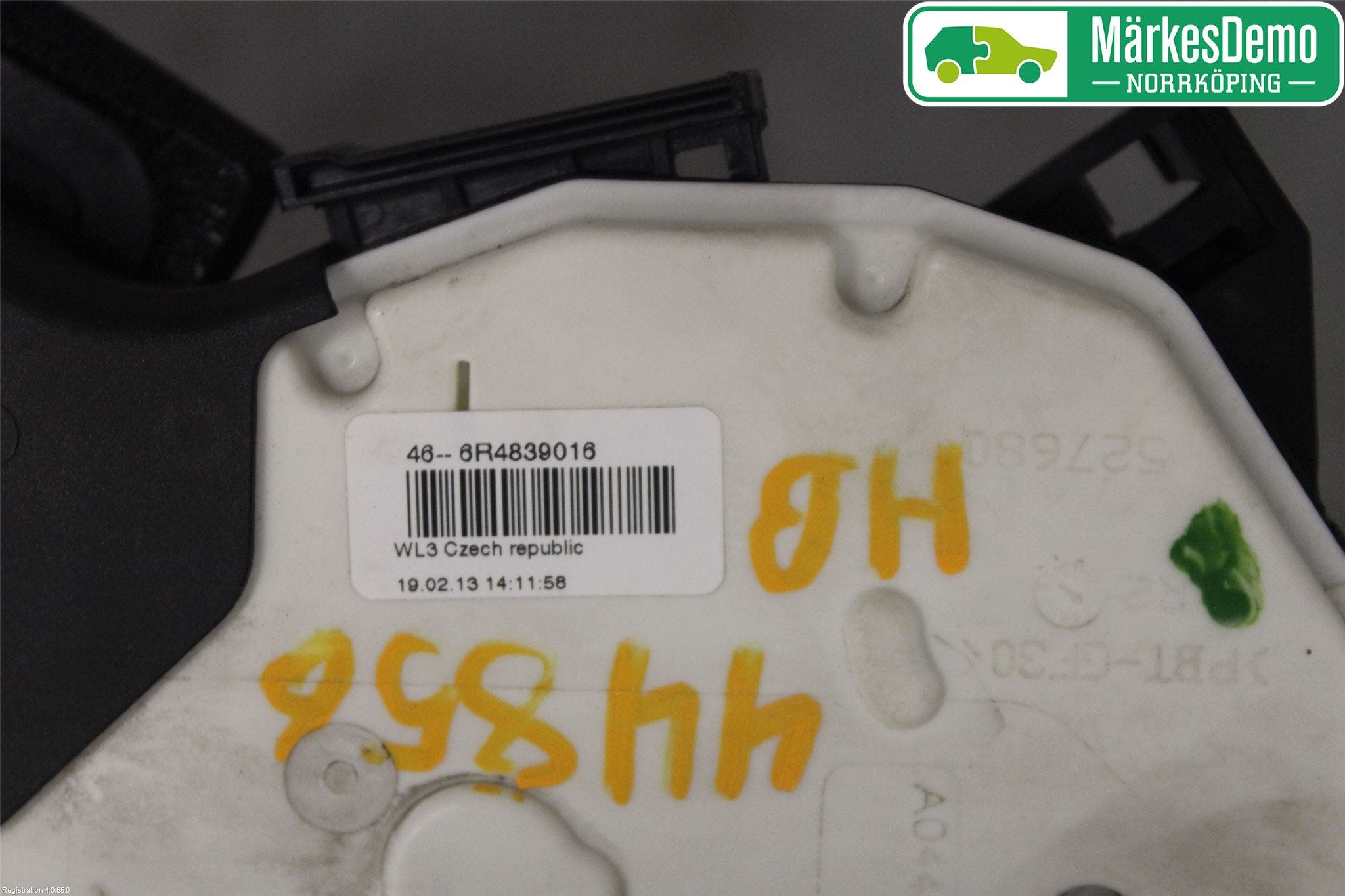 Volkswagen VW POLO 10-17 Låskista-Dörrlås