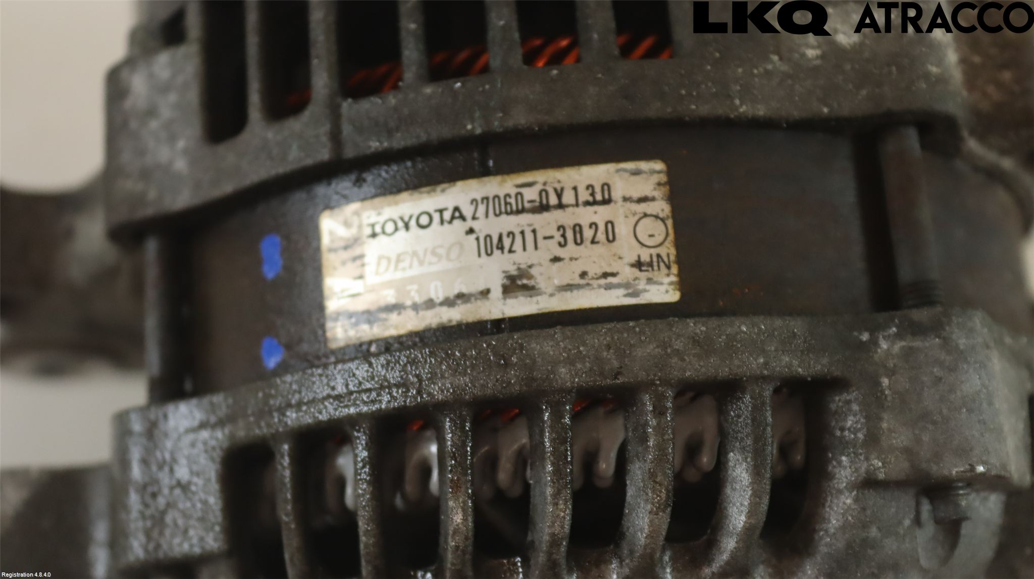 Toyota YARIS XP130 12-14 Generator