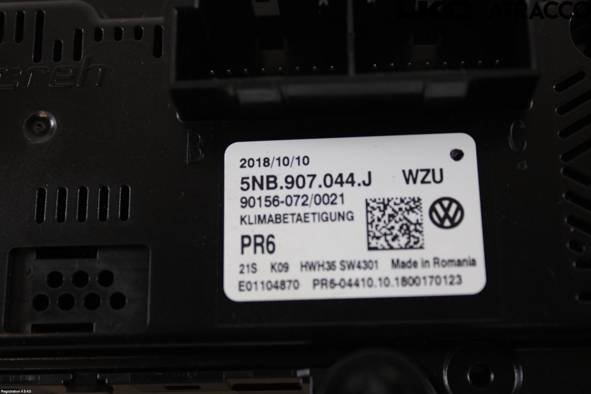 Volkswagen VW TIGUAN 16-24 Värmereglage