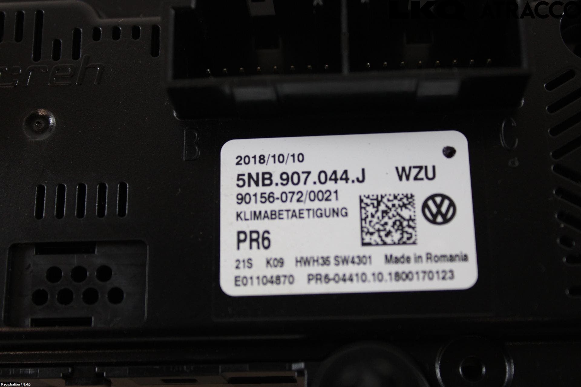 Volkswagen VW TIGUAN 16-24 Värmereglage