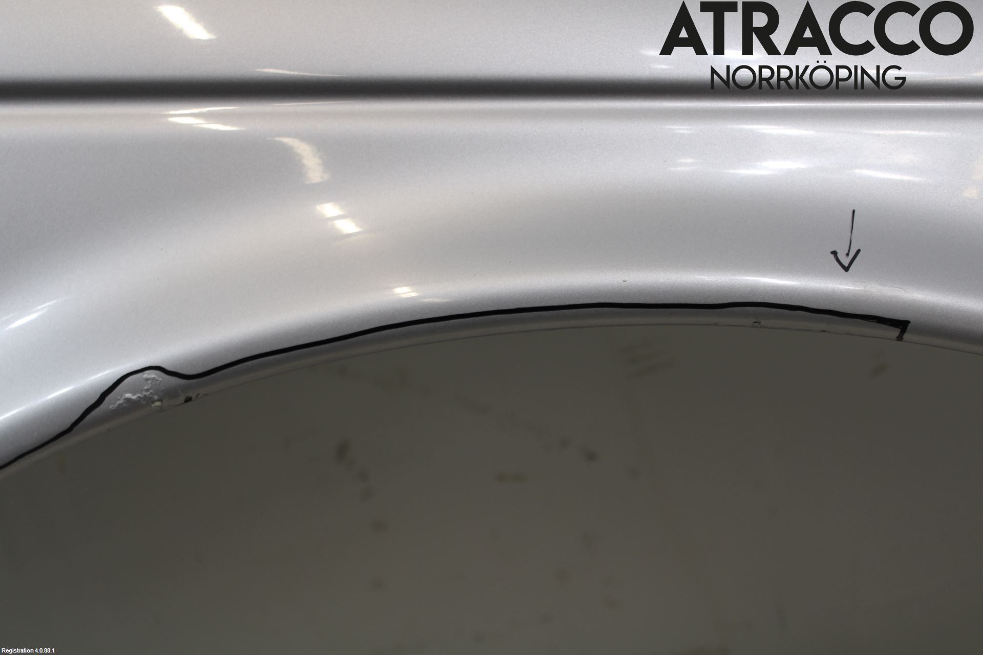 Jaguar XJ X350        03-09 Skärm Fram Höger