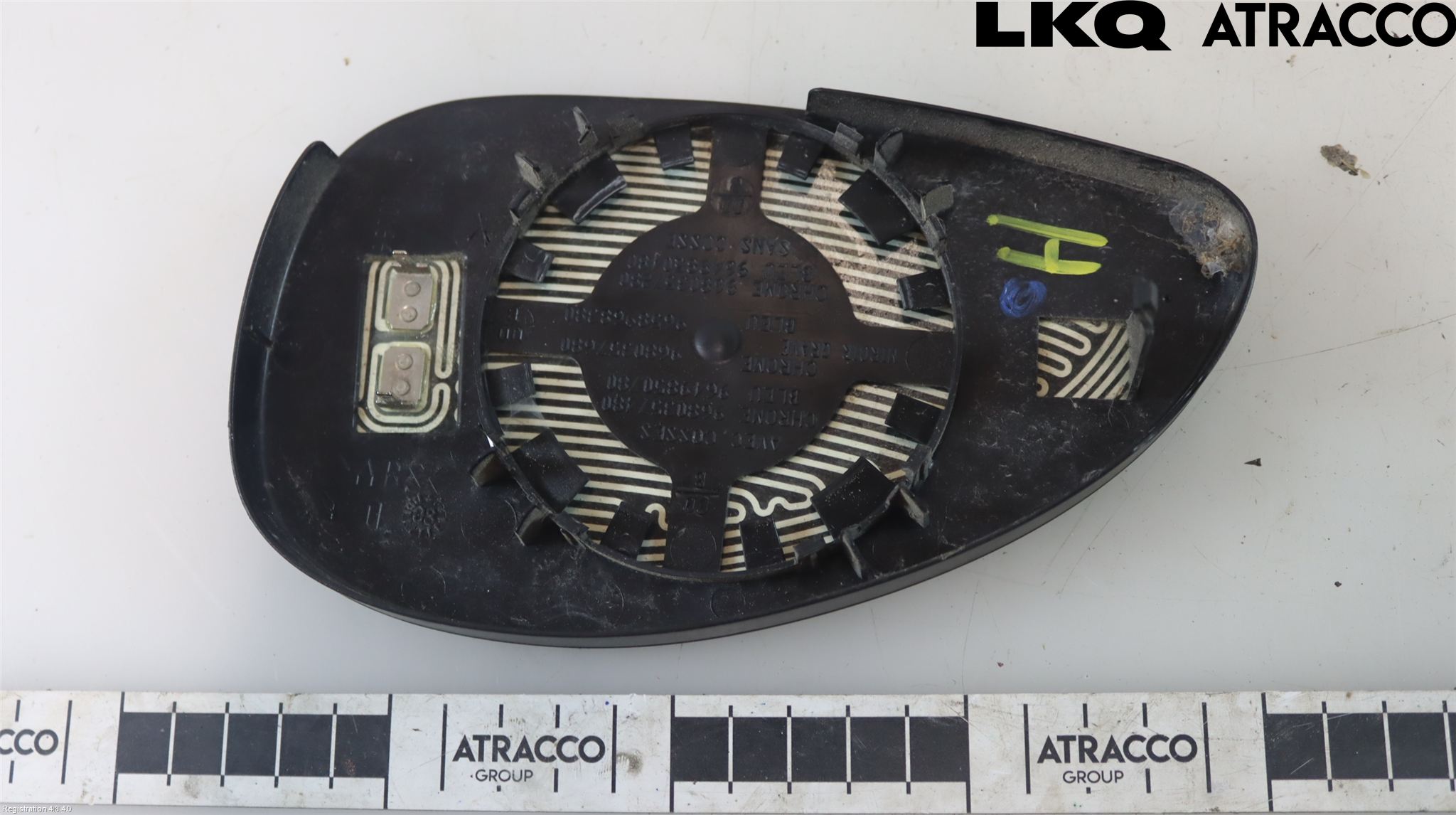 Citroen C4 I   05-10 Spegelglas Hö