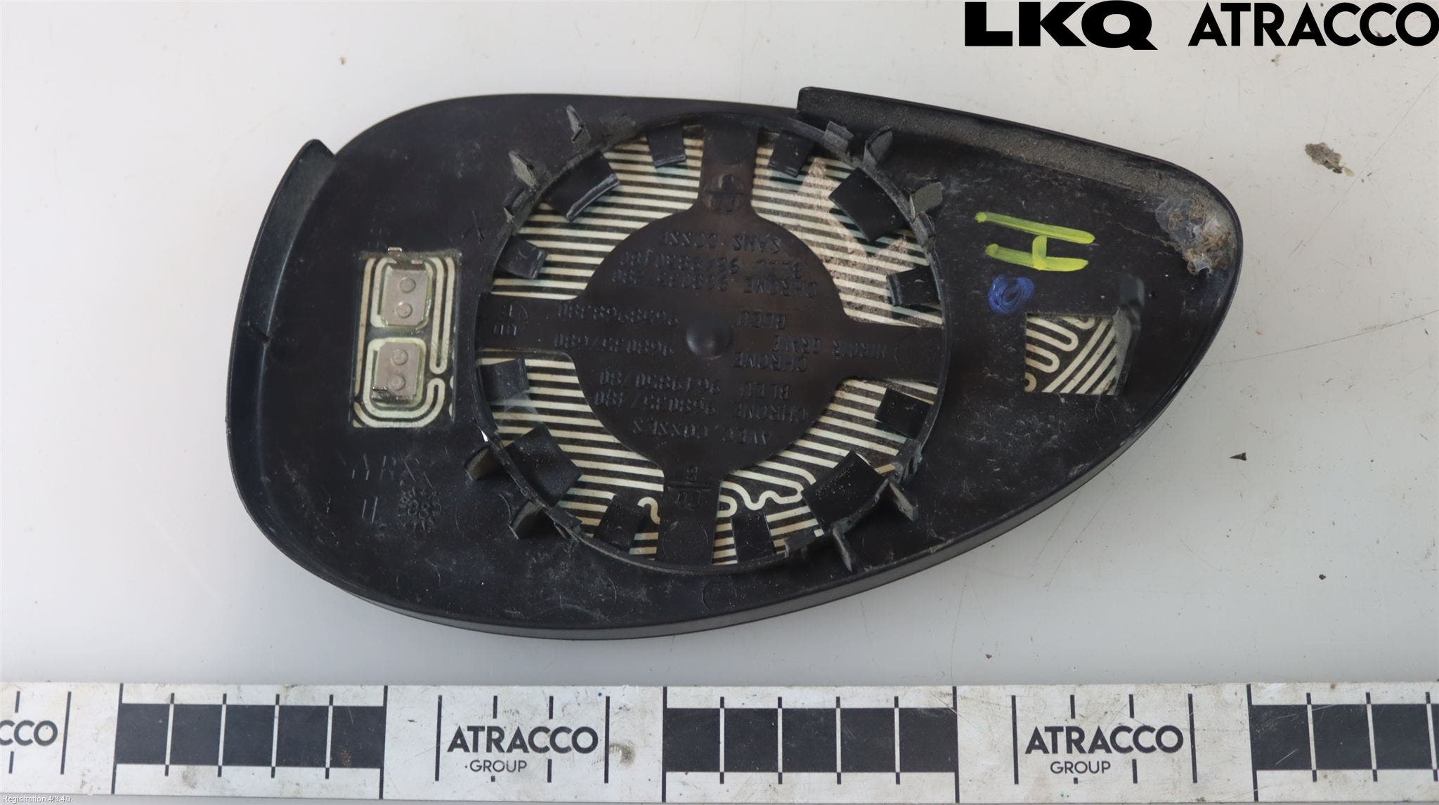 Citroen C4 I 05-10 Spegelglas Hö