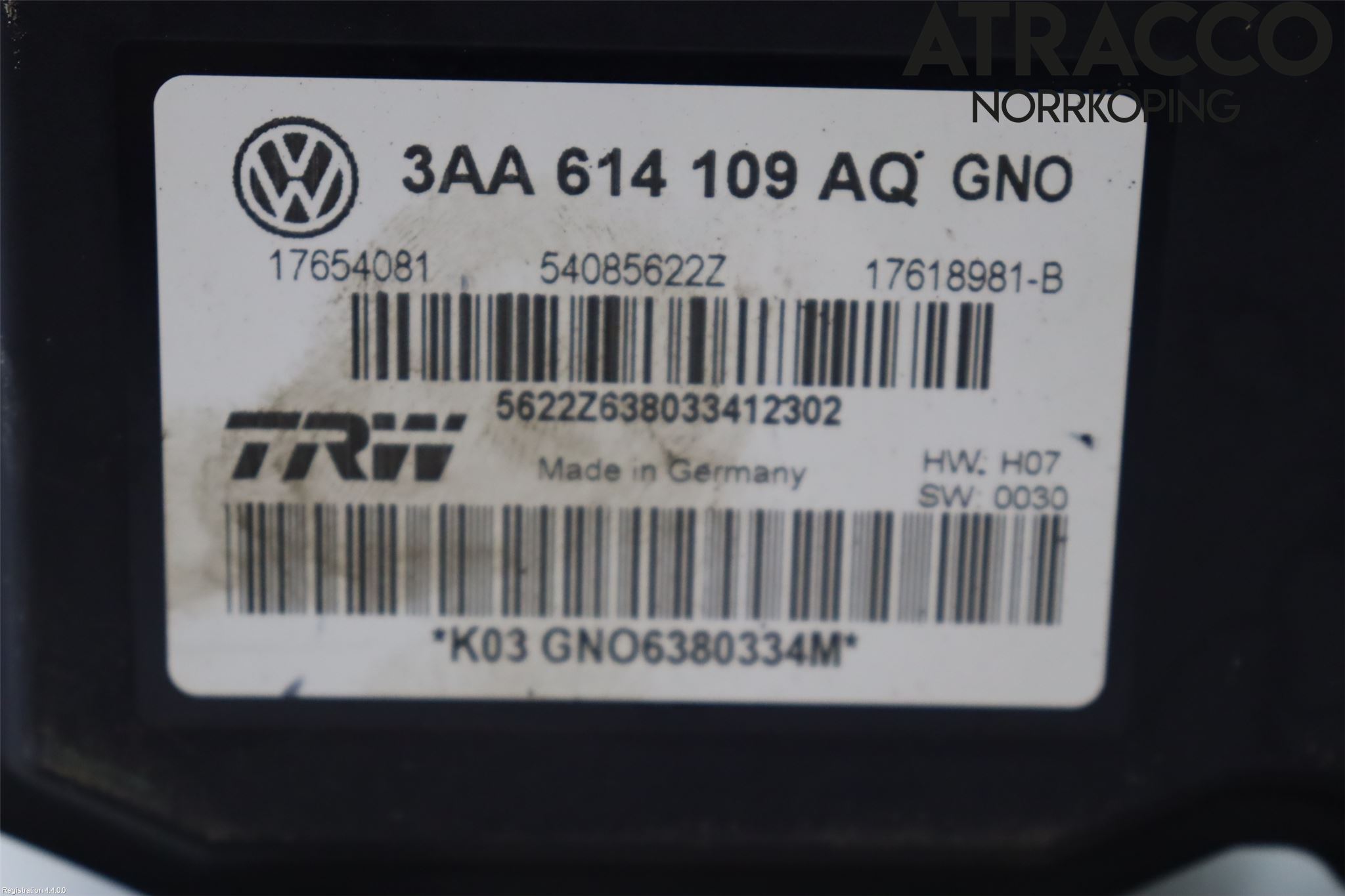 Volkswagen VW PASSAT 11-14 Abs Hydraulaggregat