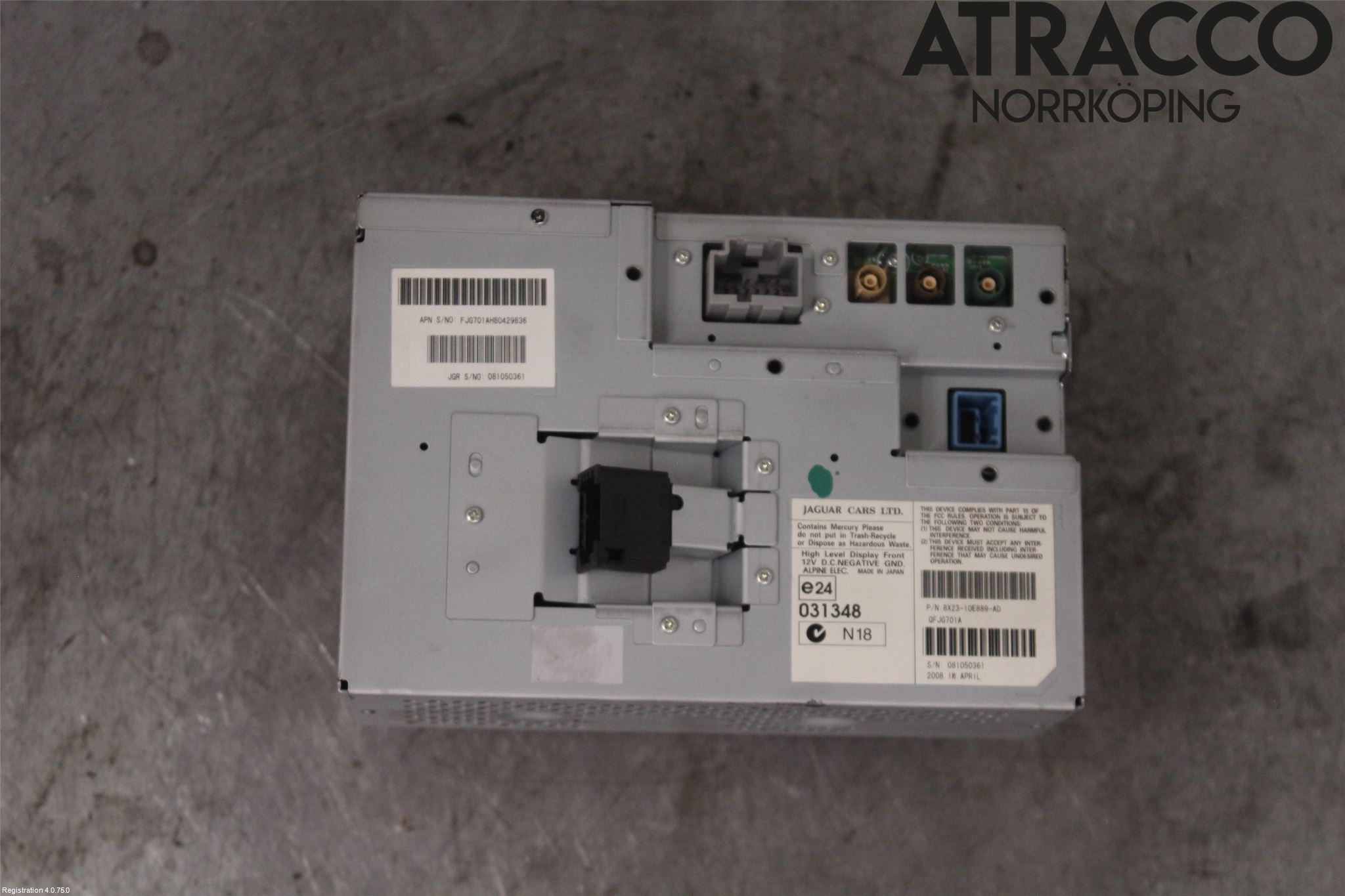 Jaguar XF 08-15 Bildskärm