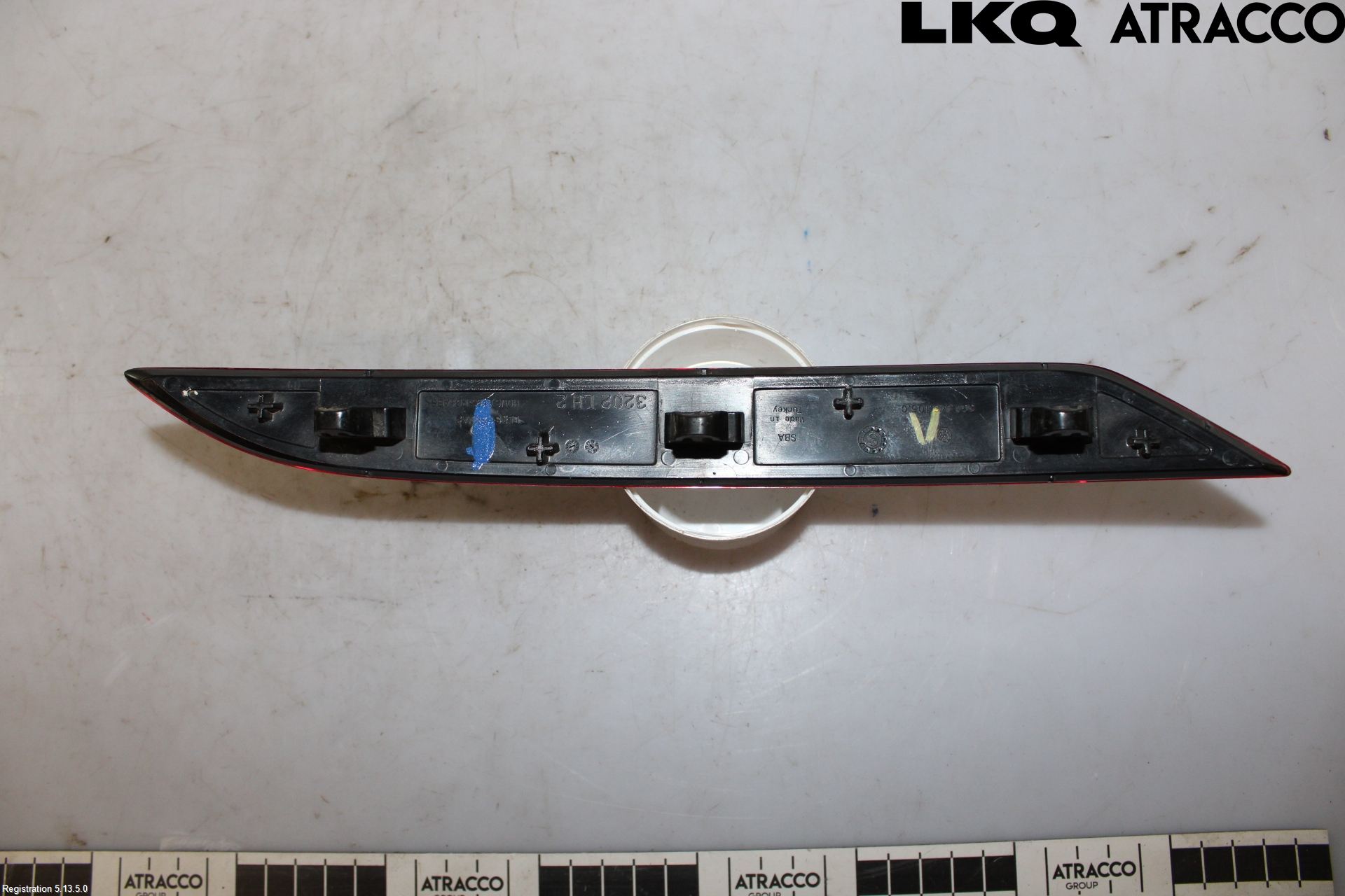 Volkswagen VW GOLF / E-GOLF VII 13-20 Dimljus/Reflex Bak
