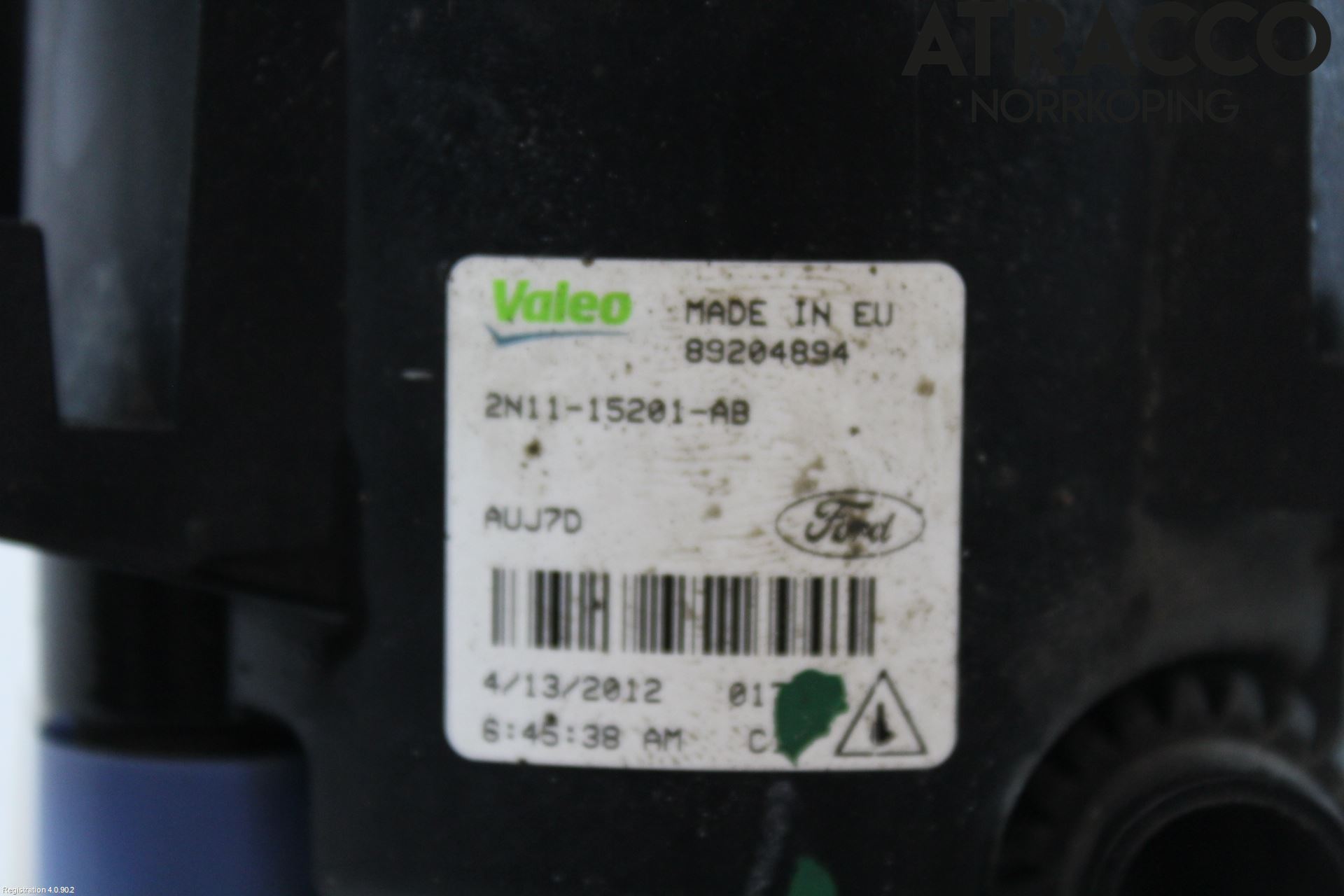 Ford FIESTA 09-12 Dimljus-Varselljus Fram