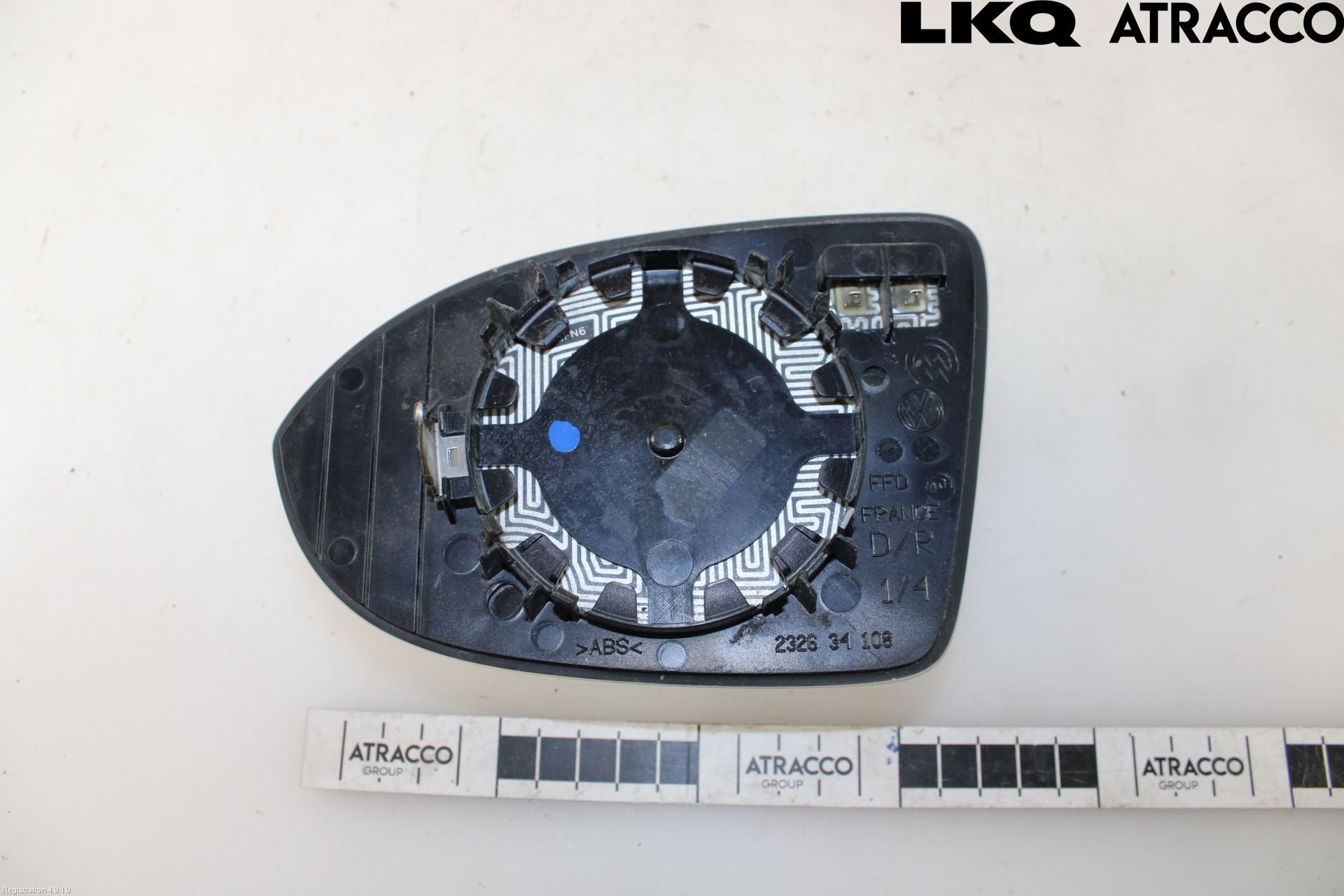 Volkswagen VW PASSAT 15-19 Spegelglas Hö