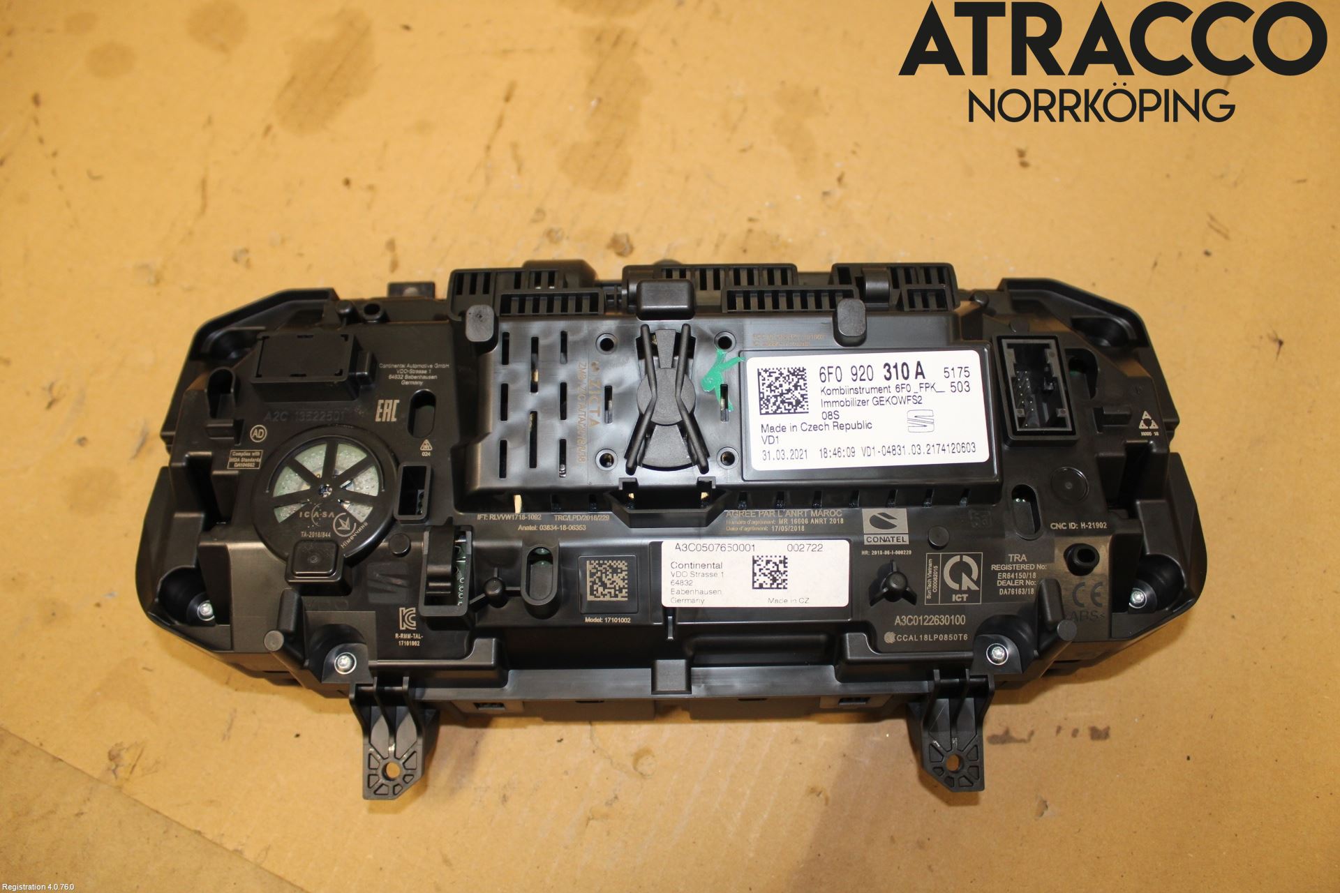 Seat ARONA Instrument Komb