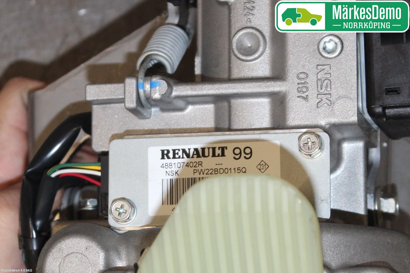 Renault MEGANE III 09-15 Rattaxelagg Med Inb Servo