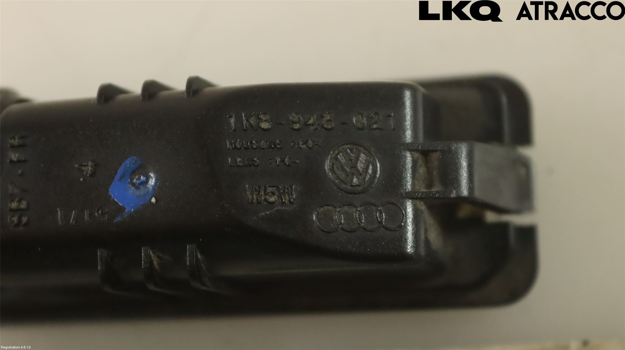 Volkswagen VW SCIROCCO 09-17 Skylt Belysning