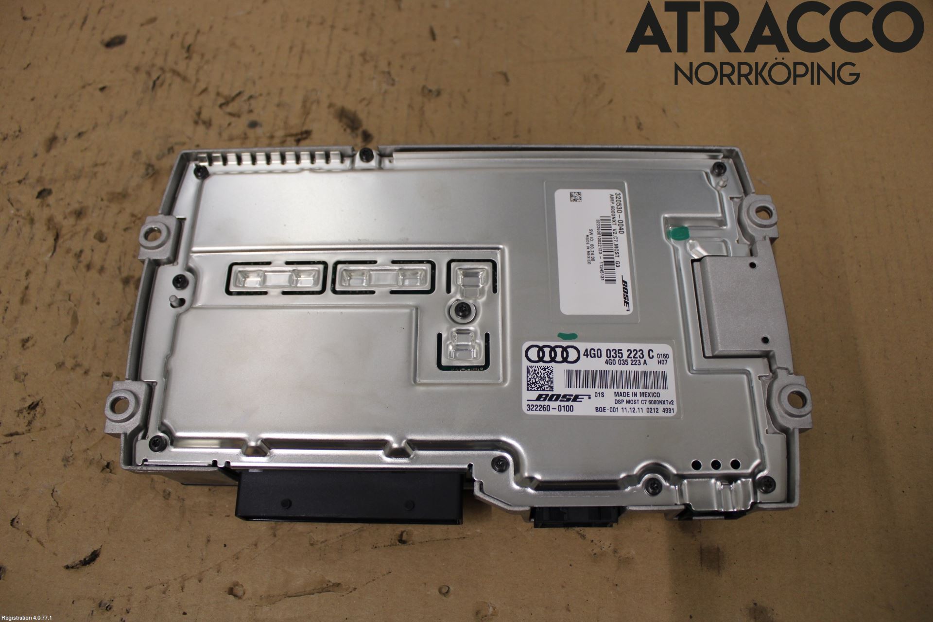 Audi A7/S7 4G 11-17 Radio-Stereo Förstärkare