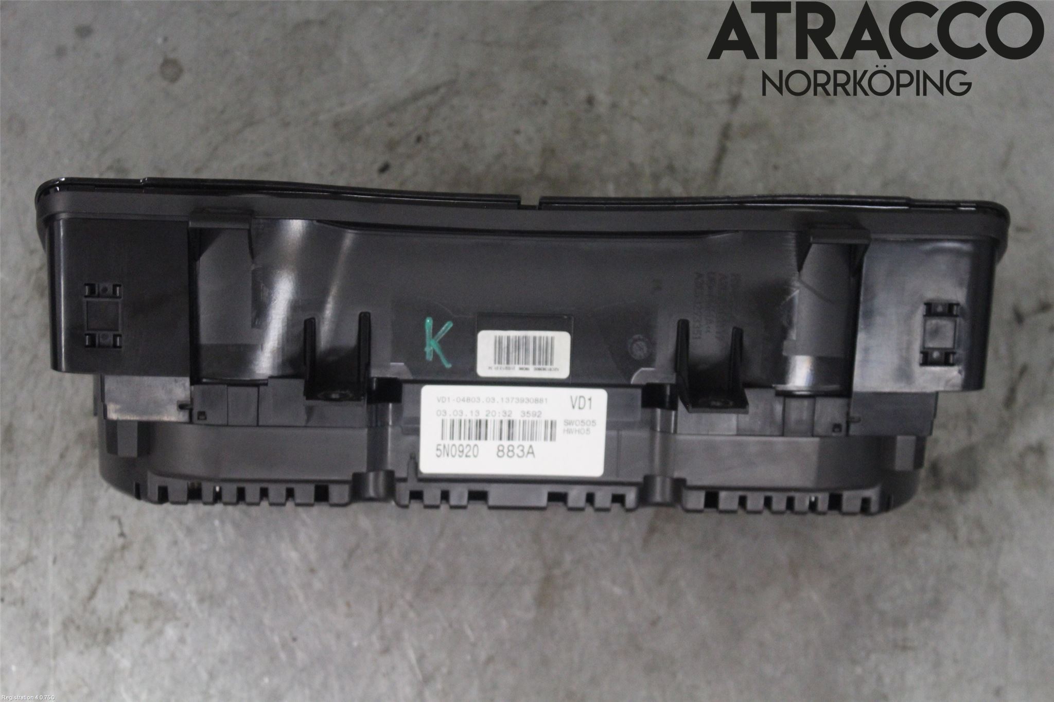 Volkswagen VW TIGUAN 07-16 Instrument Komb