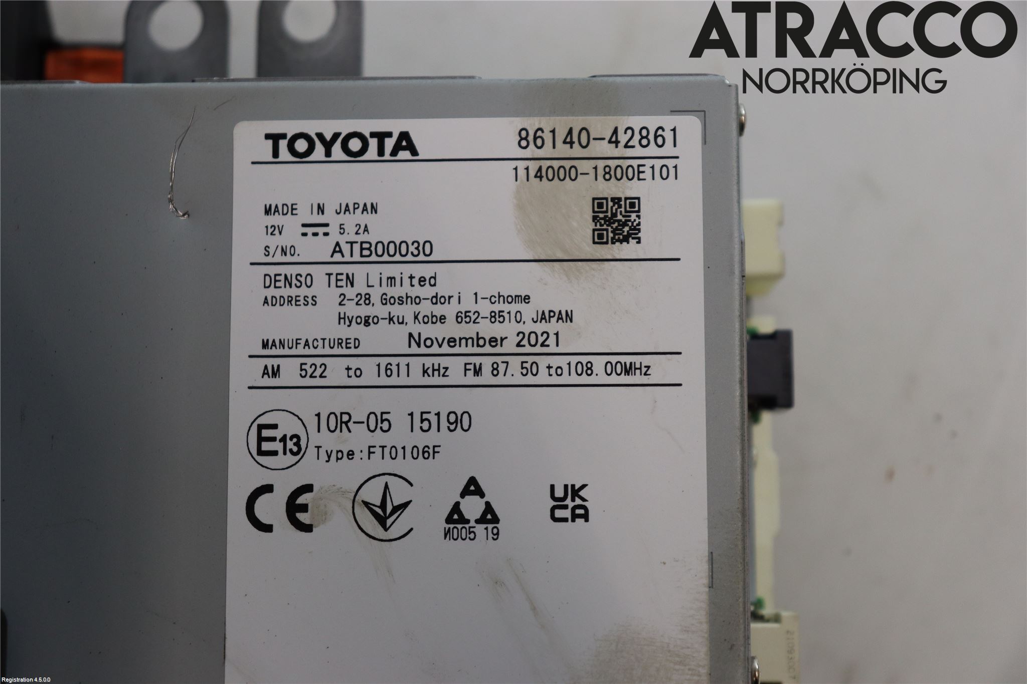 Toyota RAV4 19- Cd Radio - Multimediapanel