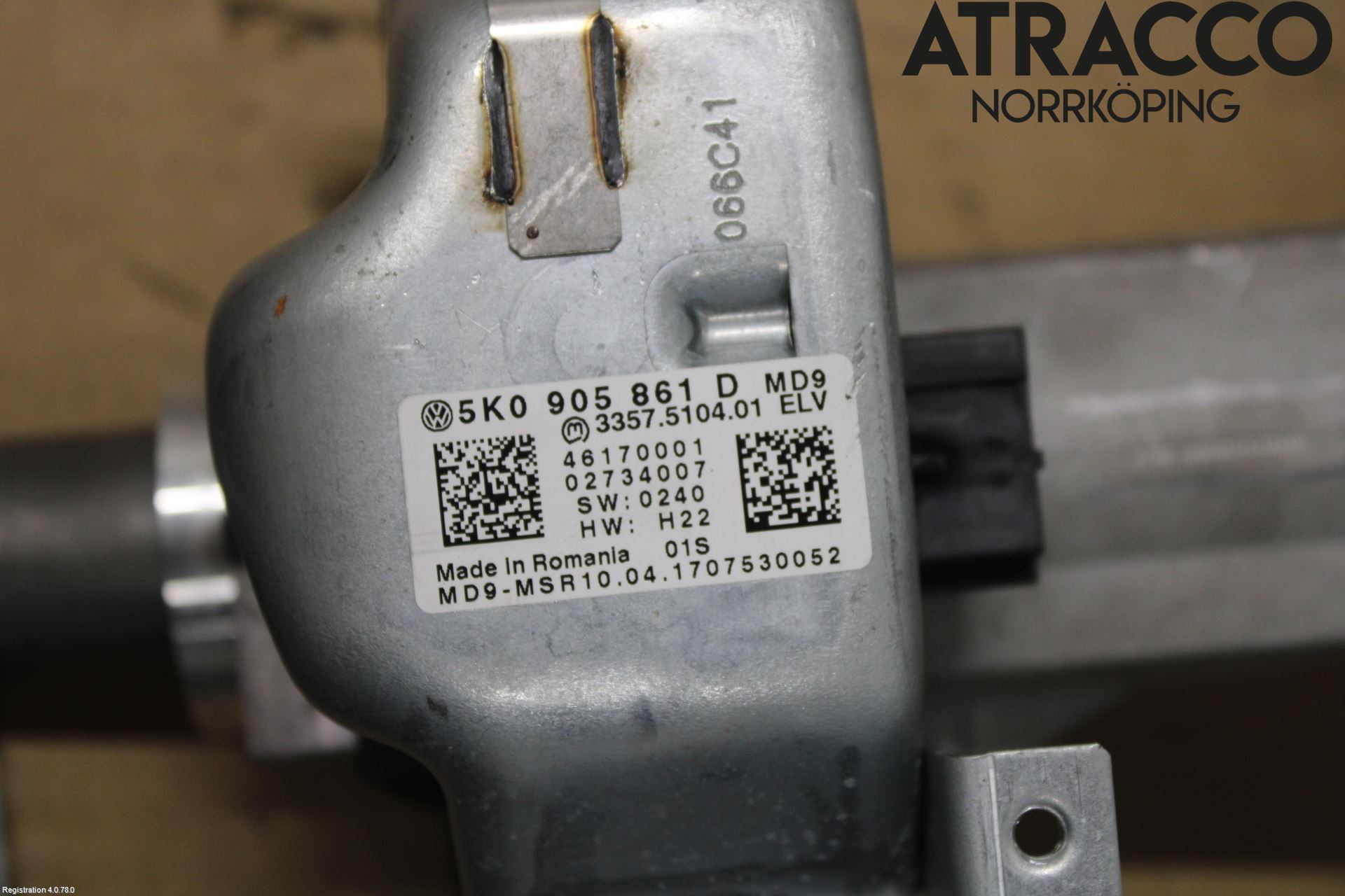 Audi A1/S1 11-18 Rattaxelagg Med Inb Servo