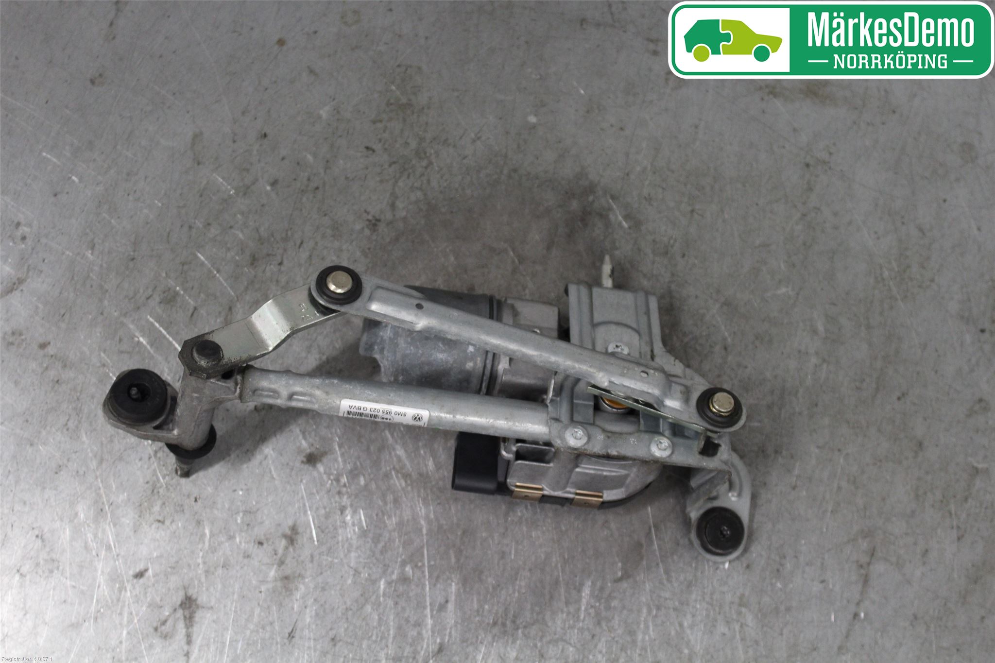 Volkswagen VW GOLF PLUS/CROSS GOLF 04-14 Torkarmekanism Vindruta