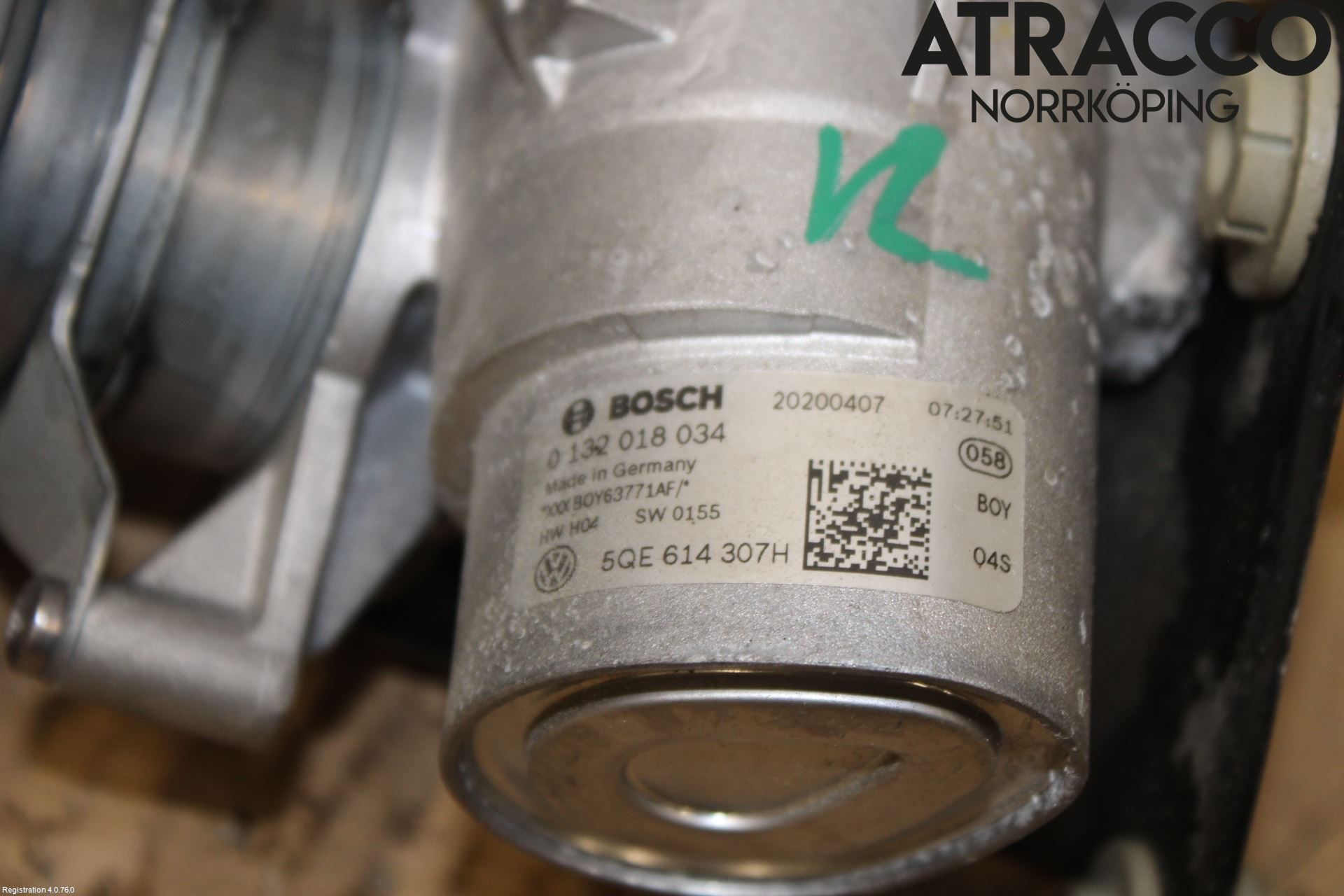 Volkswagen VW GOLF / E-GOLF VII 13-20 Bromstryckackumulator